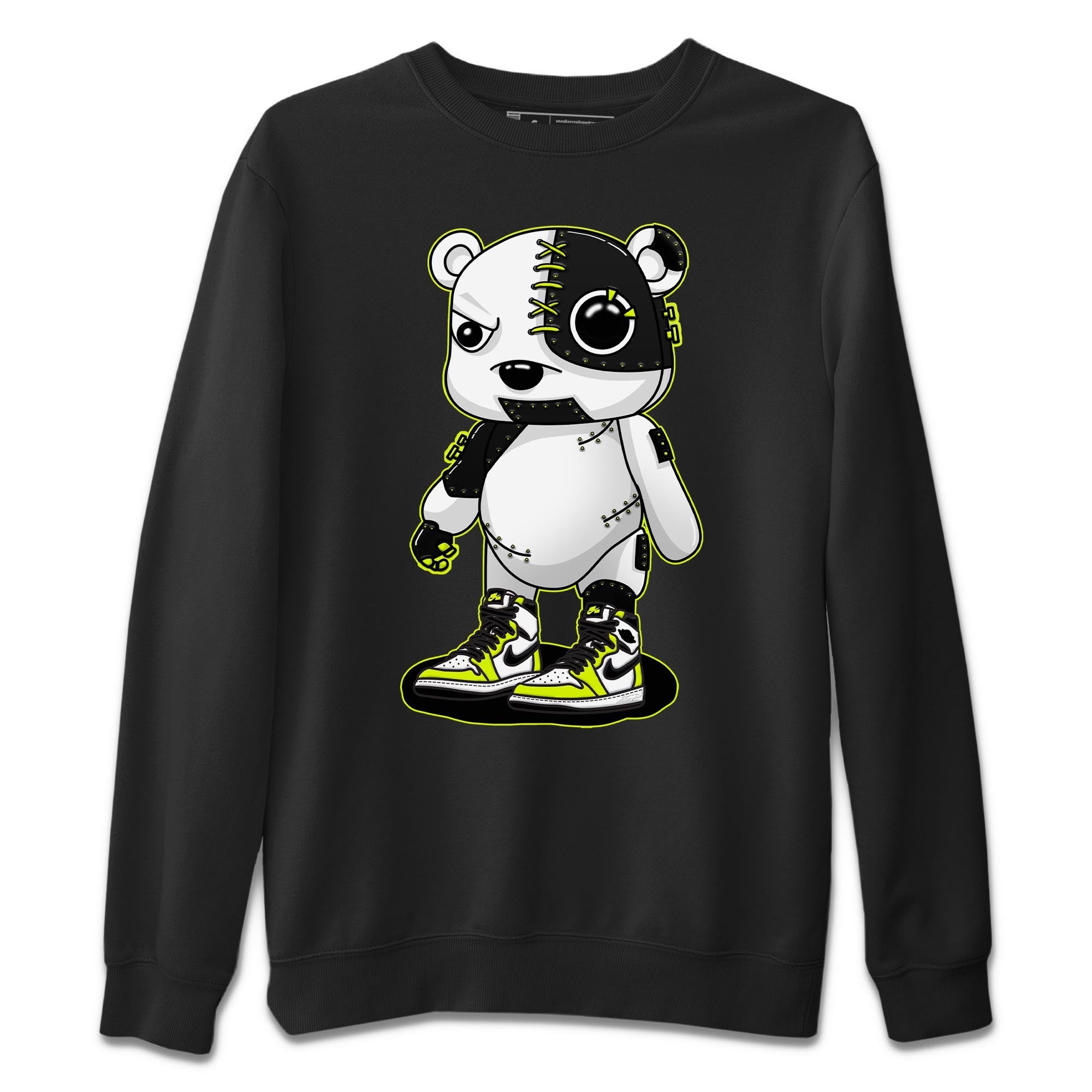 Jordan 1 Visionaire Sneaker Matching T-Shirt Cyborg Bear Sneaker Tees Jordan 1 Visionaire Sneaker Release Tees Crew Neck Tees
