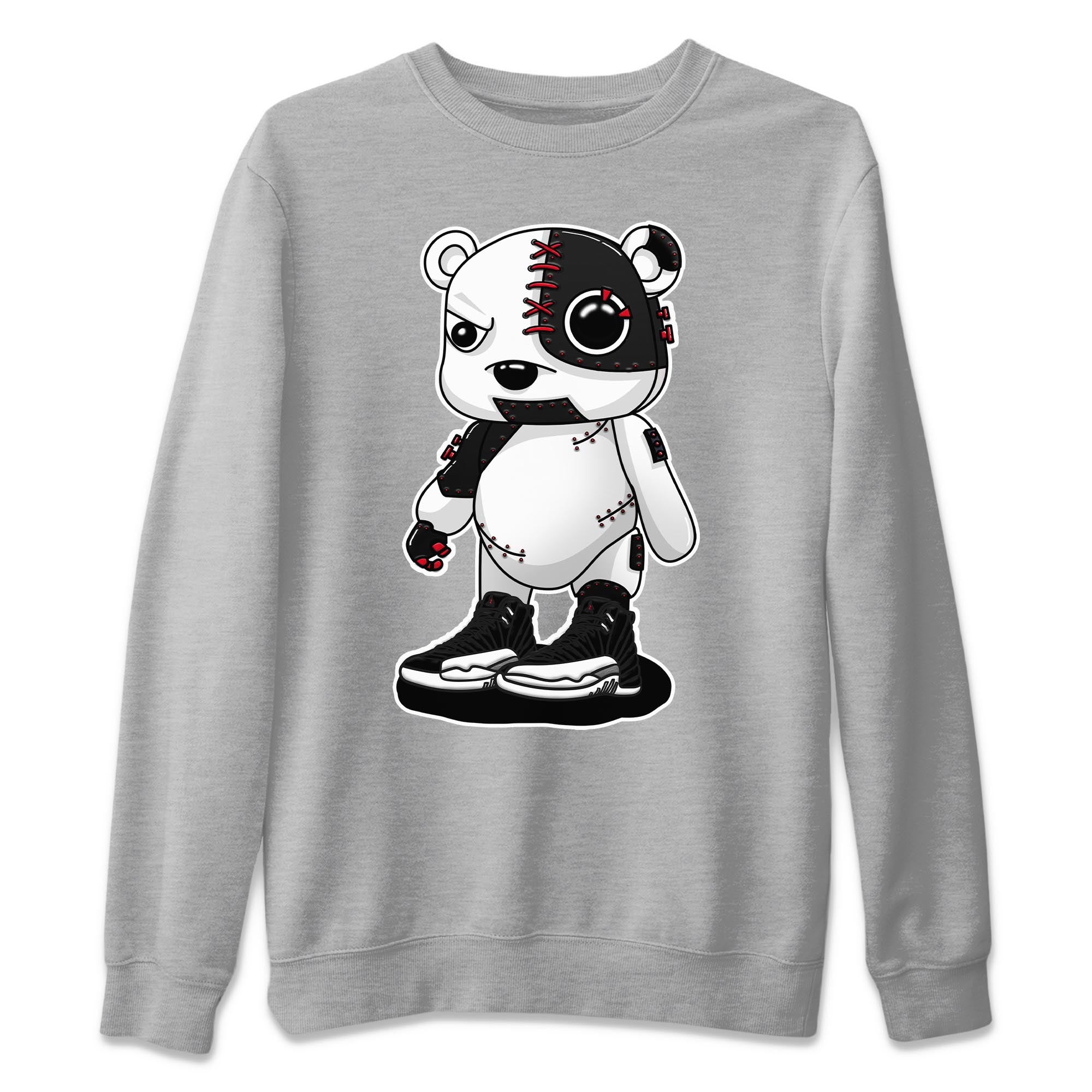 Jordan 12 Playoffs Shirt To Match Jordans Cyborg Bear Sneaker Tees Jordan 12 Playoffs Drip Gear Zone Sneaker Matching Clothing Unisex Shirts