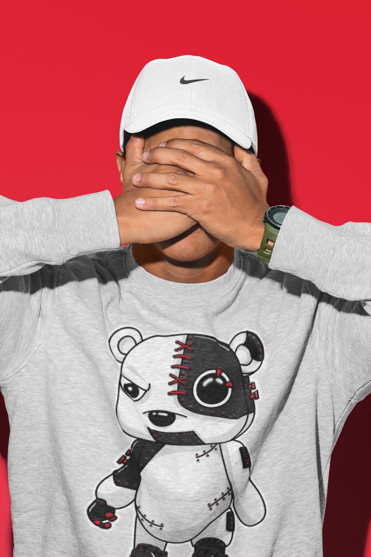 Jordan 12 Playoffs Shirt To Match Jordans Cyborg Bear Sneaker Tees Jordan 12 Playoffs Drip Gear Zone Sneaker Matching Clothing Unisex Shirts