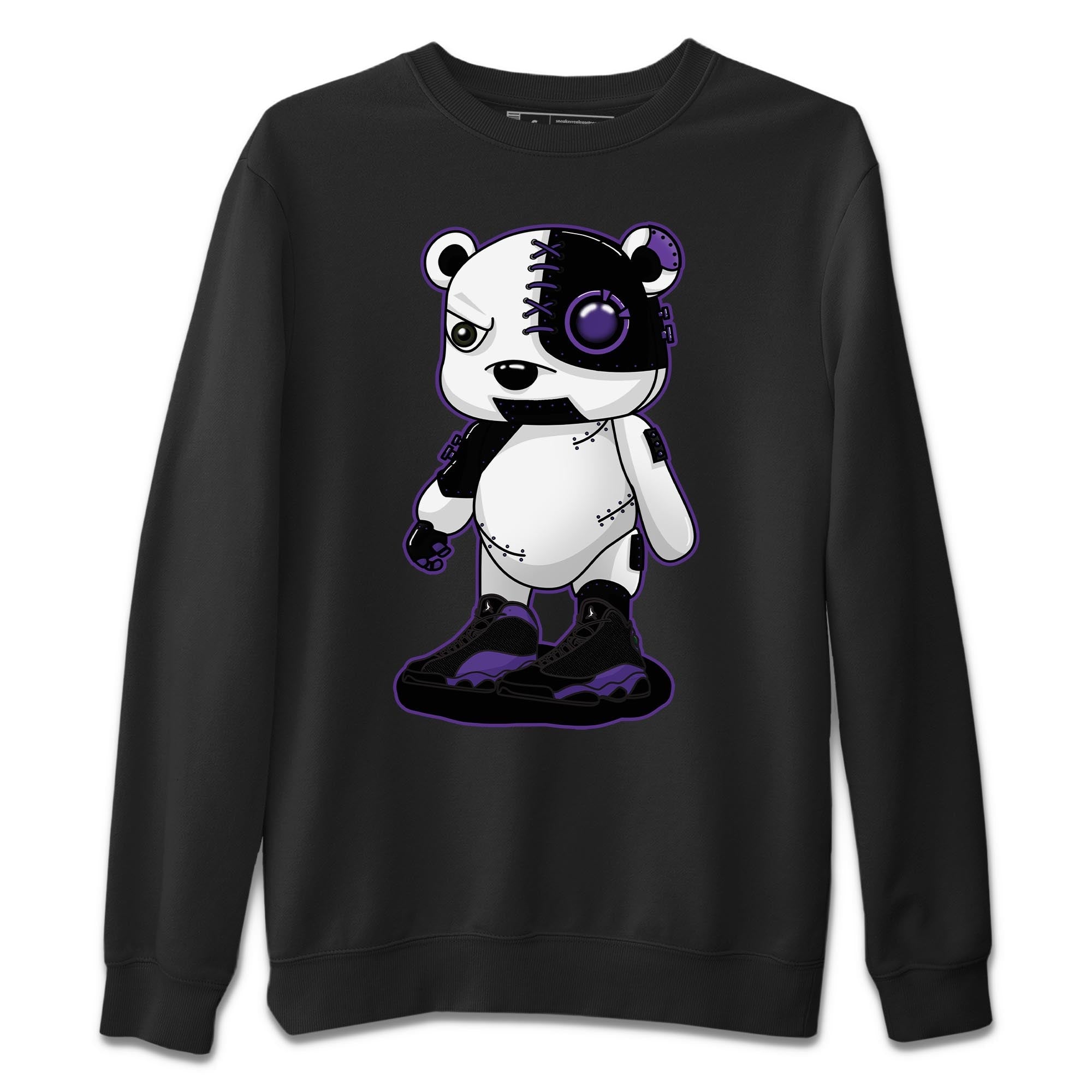 Jordan 13 Court Purple Shirt To Match Jordans Cyborg Bear Sneaker Tees Jordan 13 Court Purple Drip Gear Zone Sneaker Matching Clothing Unisex Shirts