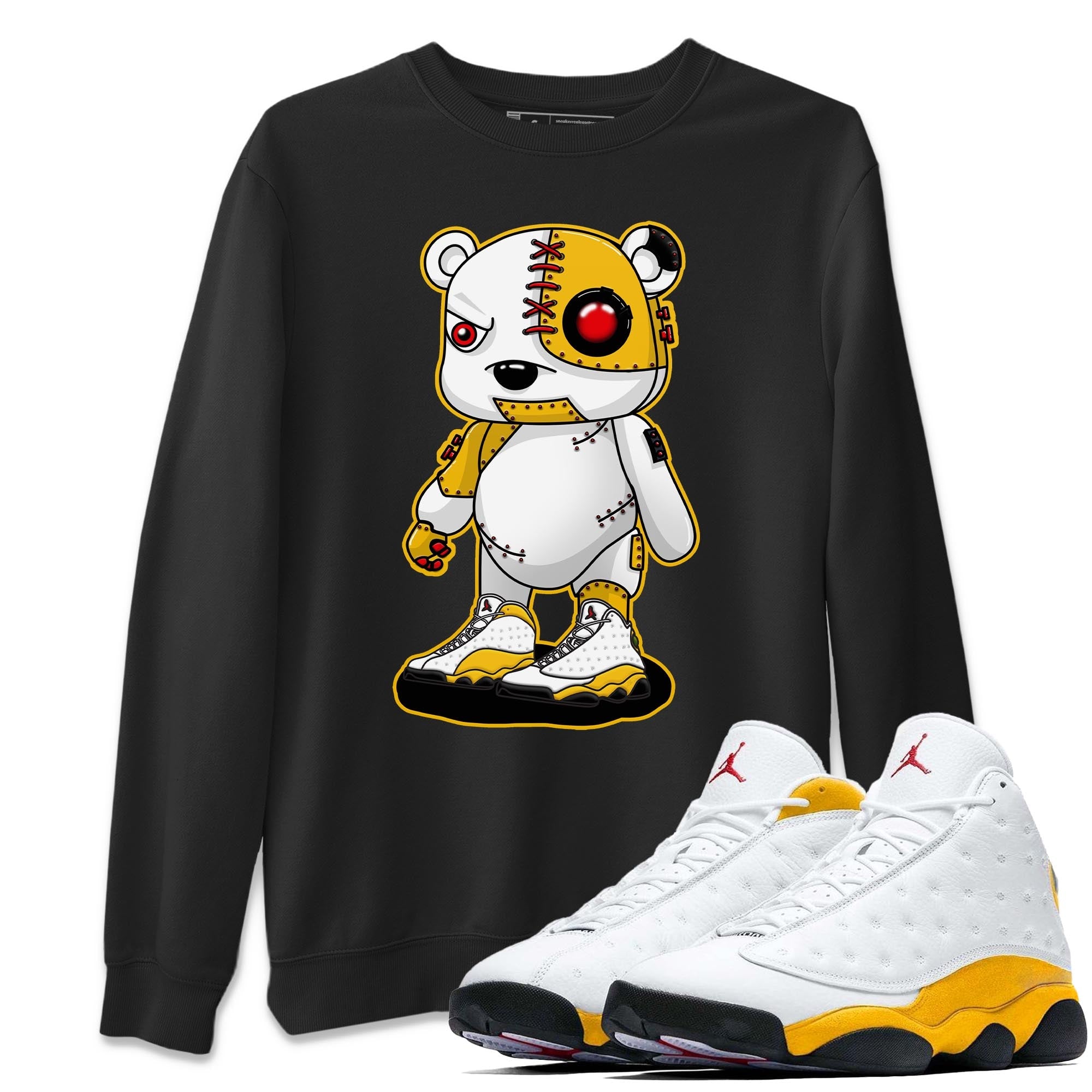 Jordan 13 Del Sol Shirt To Match Jordans Cyborg Bear Sneaker Tees Jordan 13 Del Sol Drip Gear Zone Sneaker Matching Clothing Unisex Shirts