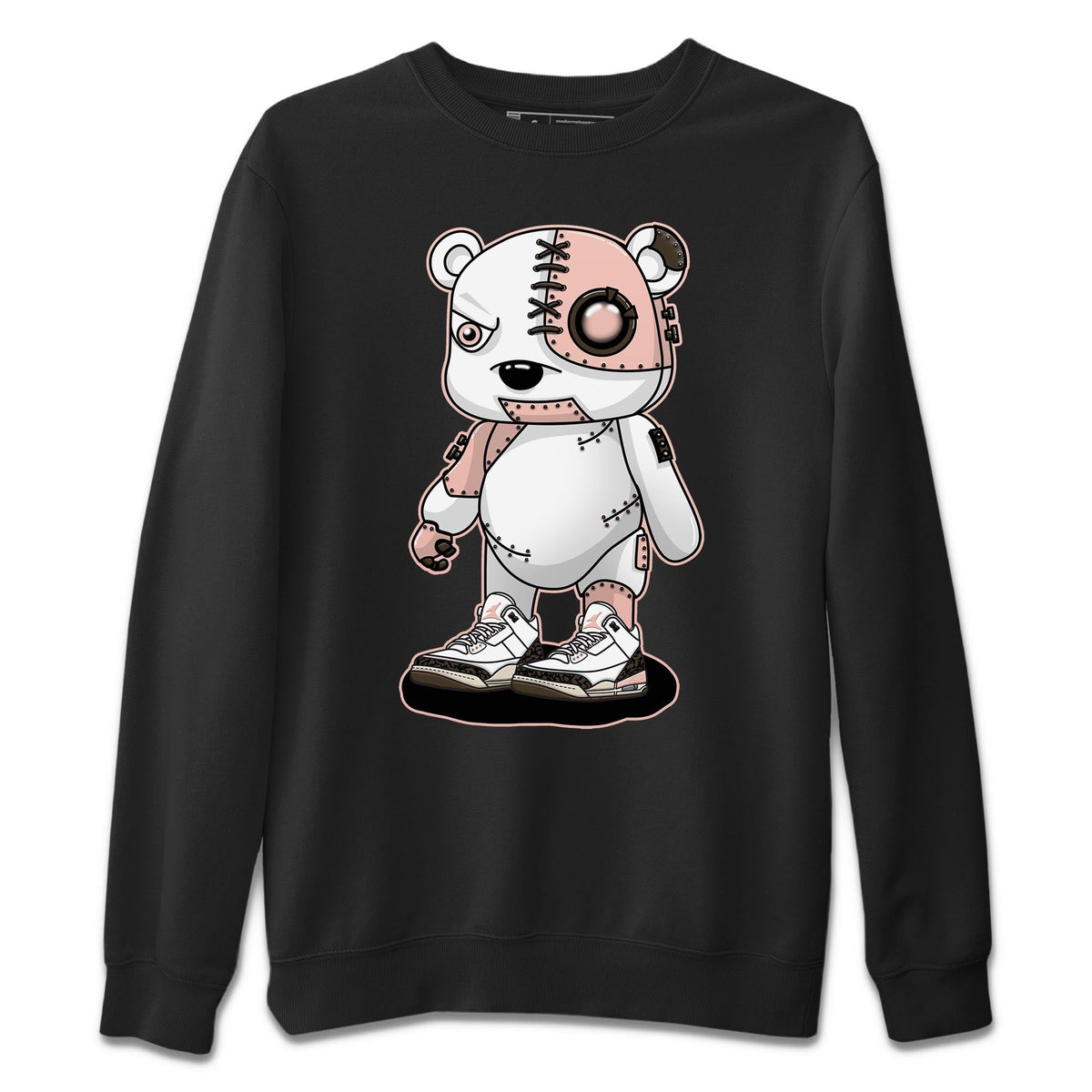 Jordan 3 Atmosphere Sneaker Matching T-Shirt Cyborg Bear Sneaker Tees Jordan 3 Atmosphere Sneaker Release Tees Crew Neck Tees