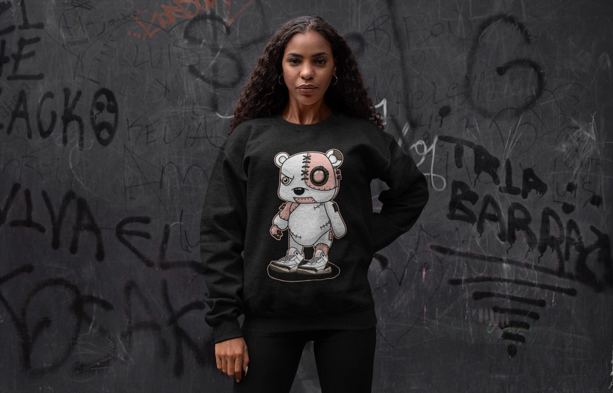 Jordan 3 Atmosphere Sneaker Matching T-Shirt Cyborg Bear Sneaker Tees Jordan 3 Atmosphere Sneaker Release Tees Crew Neck Tees