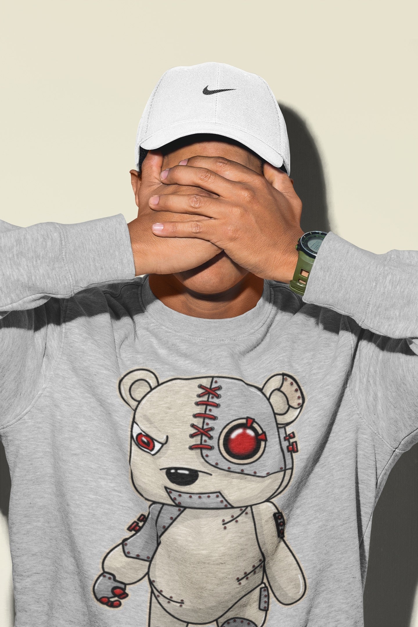 Jordan 3 Muslin Shirt To Match Jordans Cyborg Bear Sneaker Tees Jordan 3 Muslin Drip Gear Zone Sneaker Matching Clothing Unisex Shirts