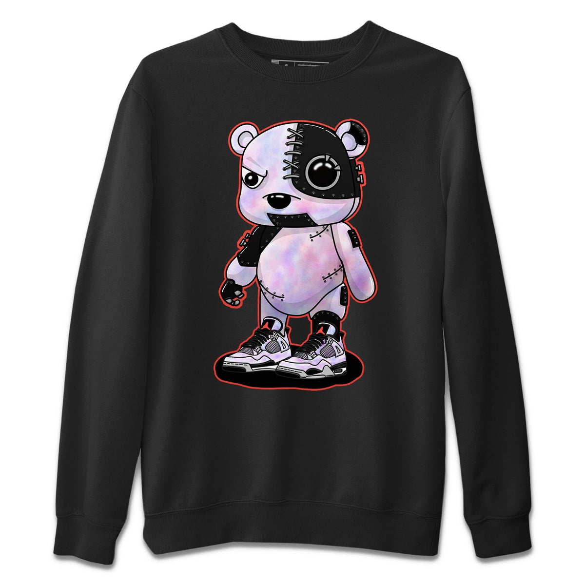 Jordan 4 Zen Master Sneaker Matching T-Shirt Cyborg Bear Sneaker Tees Jordan 4 Zen Master Sneaker Release Tees Crew Neck Tees
