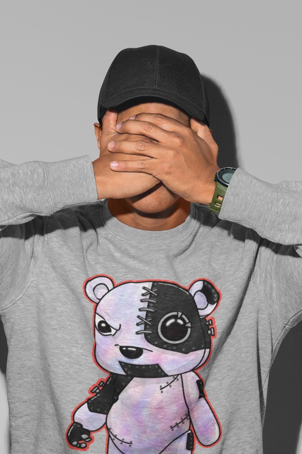 Jordan 4 Zen Master Sneaker Matching T-Shirt Cyborg Bear Sneaker Tees Jordan 4 Zen Master Sneaker Release Tees Crew Neck Tees