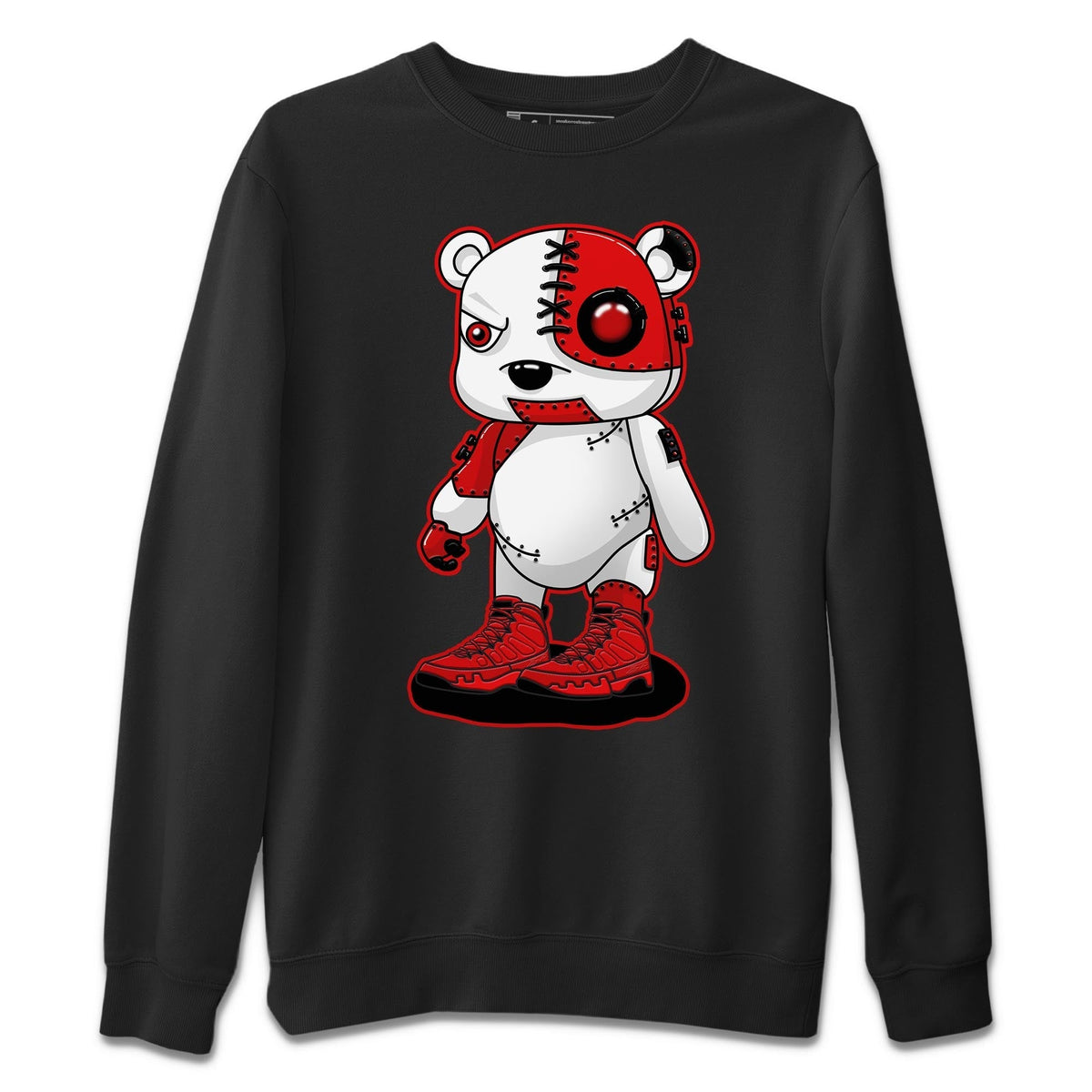 Jordan 9 Chile Red Shirt To Match Jordans Cyborg Bear Sneaker Tees Jordan 9 Chile Red Drip Gear Zone Sneaker Matching Clothing Unisex Shirts