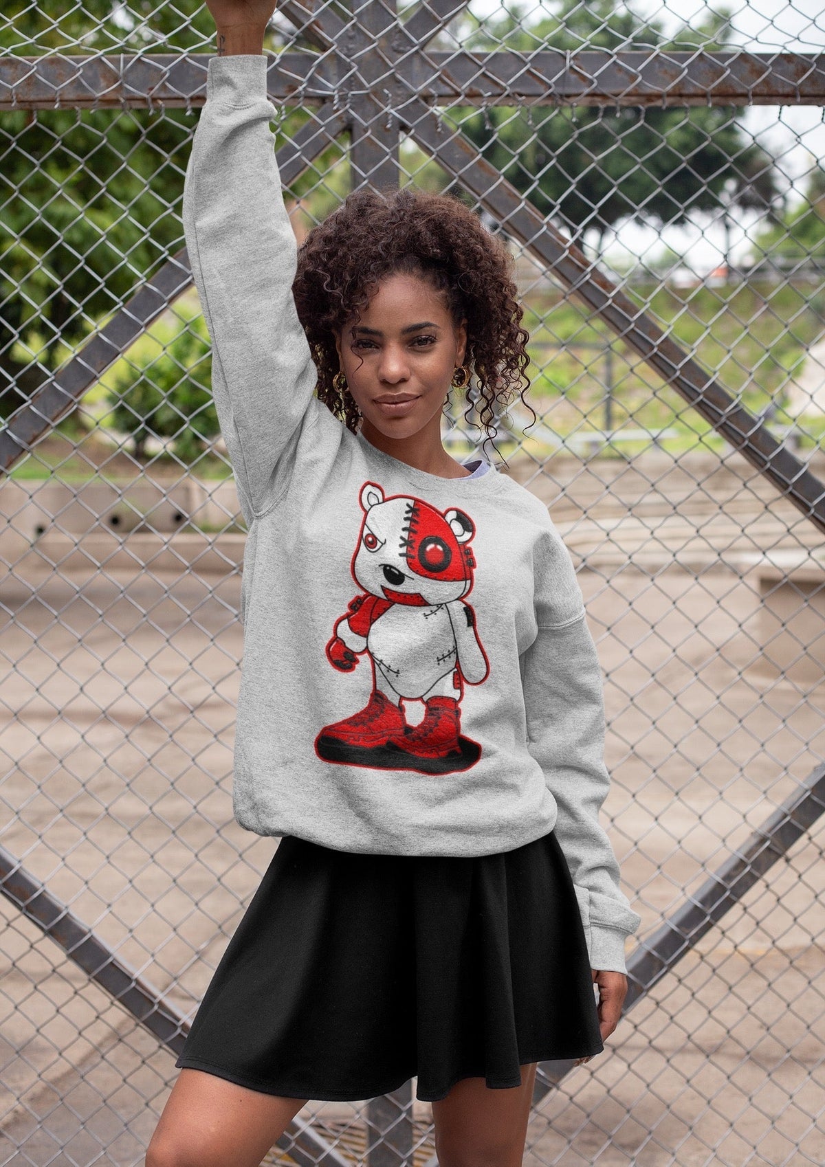 Jordan 9 Chile Red Shirt To Match Jordans Cyborg Bear Sneaker Tees Jordan 9 Chile Red Drip Gear Zone Sneaker Matching Clothing Unisex Shirts