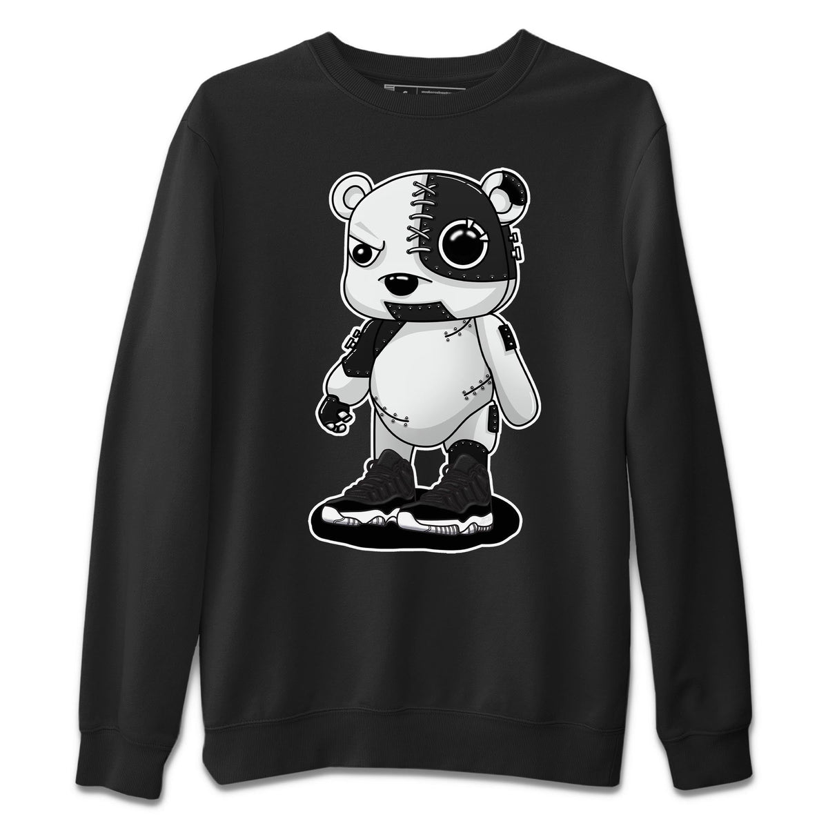Jordan 11 72-10 Sneaker Matching T-Shirt Cyborg Bear Sneaker Tees Jordan 11 72-10 Sneaker Release Tees Crew Neck Tees