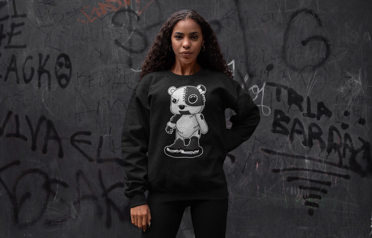 Jordan 11 72-10 Sneaker Matching T-Shirt Cyborg Bear Sneaker Tees Jordan 11 72-10 Sneaker Release Tees Crew Neck Tees