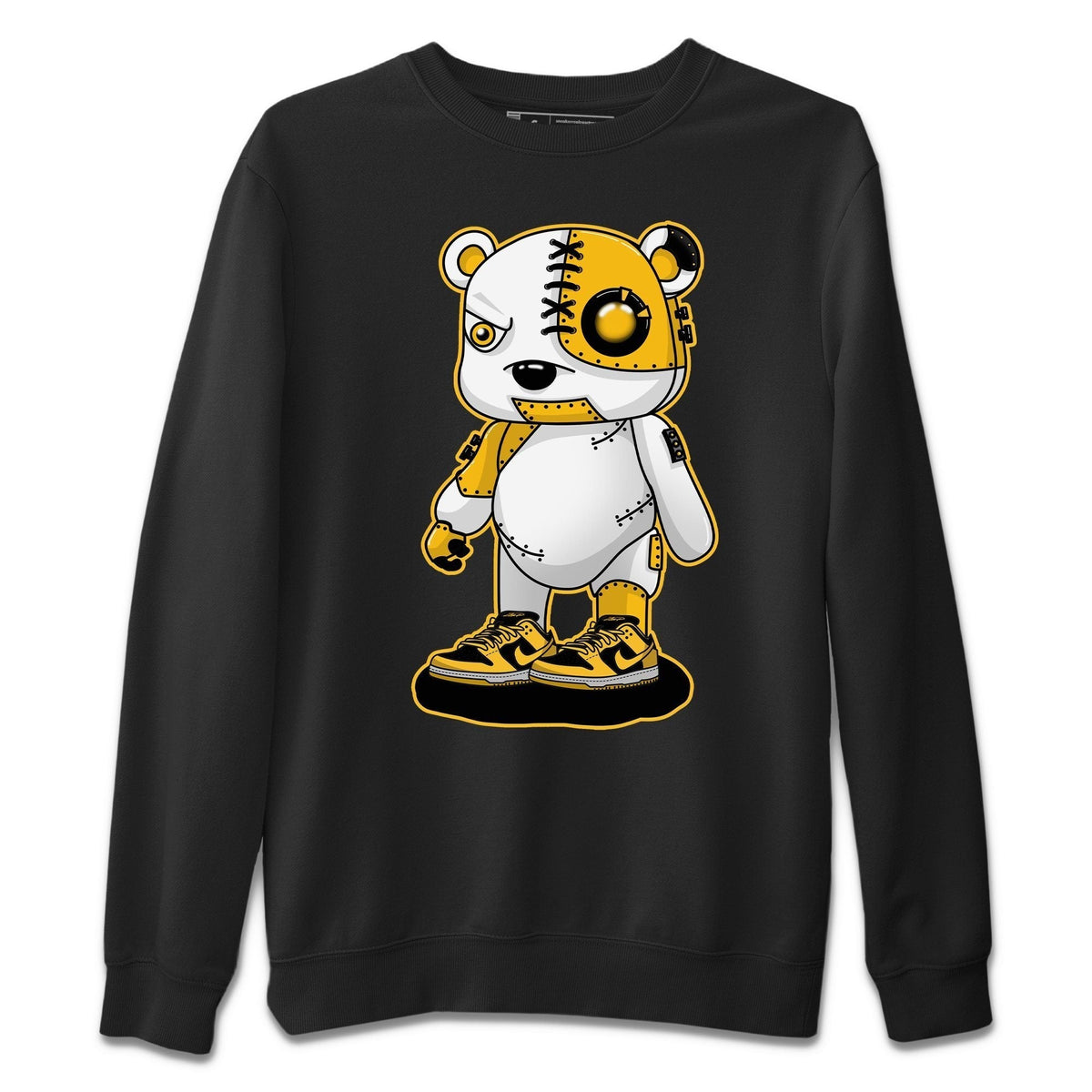 Dunk Championship Goldenrod Sneaker Match Tees Cyborg Bear Sneaker Tees Dunk Championship Goldenrod Jordan to match sneaker T-Shirt Crew Neck Shirts