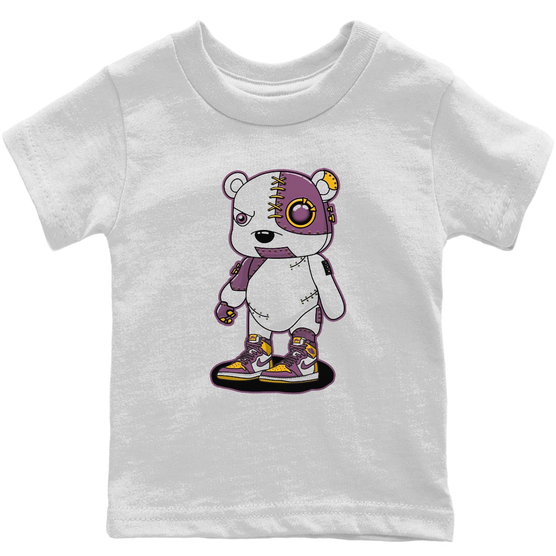 Jordan 1 Brotherhood Sneaker Matching T-Shirt Cyborg Bear Sneaker Tees Jordan 1 Brotherhood Sneaker Release Tees Kids Shirts