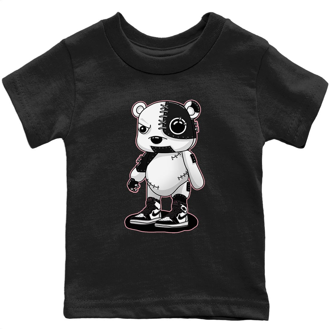 Jordan 1 Stage Haze Sneaker Matching T-Shirt Cyborg Bear Sneaker Tees Jordan 1 Stage Haze Sneaker Release Tees Kids Shirts