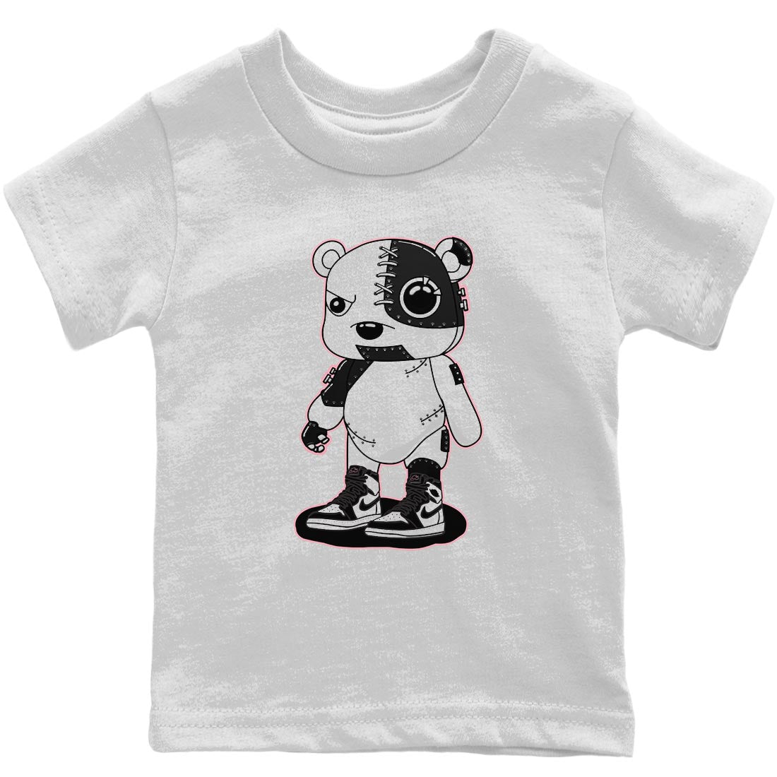 Jordan 1 Stage Haze Sneaker Matching T-Shirt Cyborg Bear Sneaker Tees Jordan 1 Stage Haze Sneaker Release Tees Kids Shirts