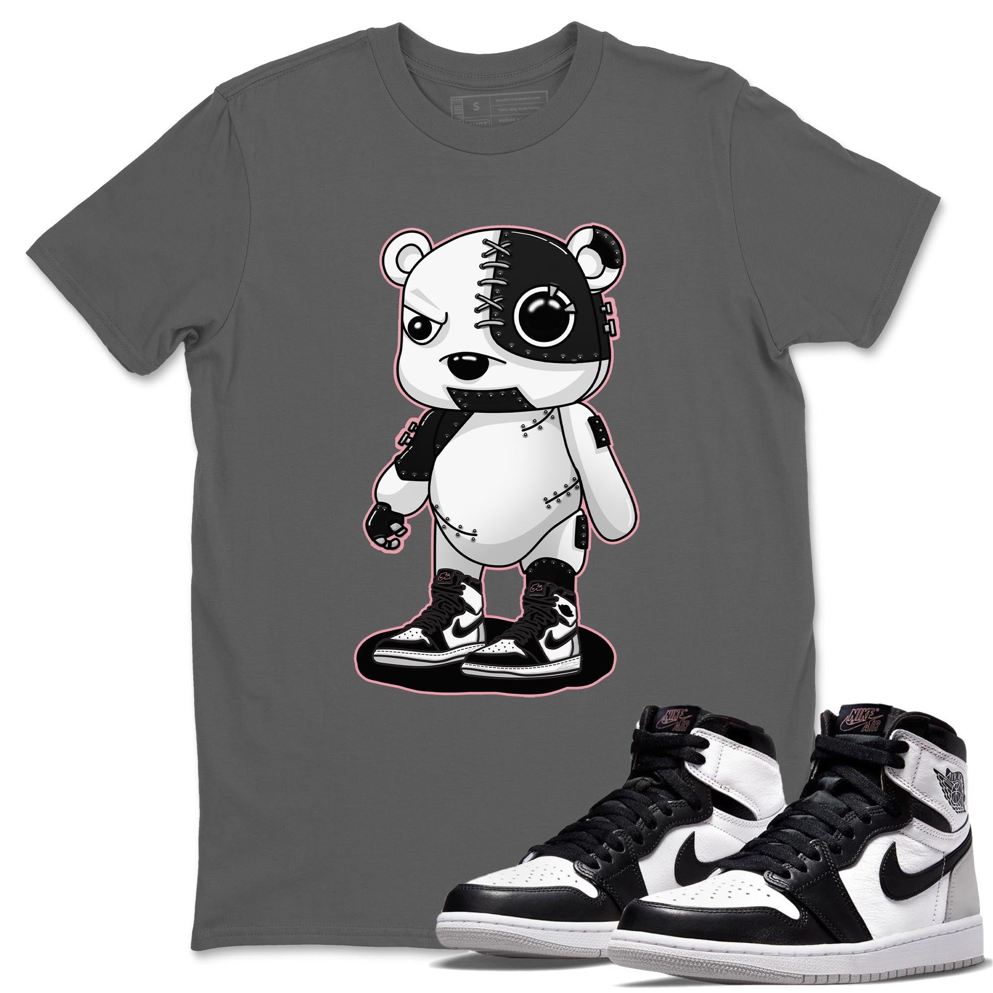 Jordan 1 Stage Haze Sneaker Matching T-Shirt Cyborg Bear Sneaker Tees Jordan 1 Stage Haze Sneaker Release Tees Crew Neck Tees