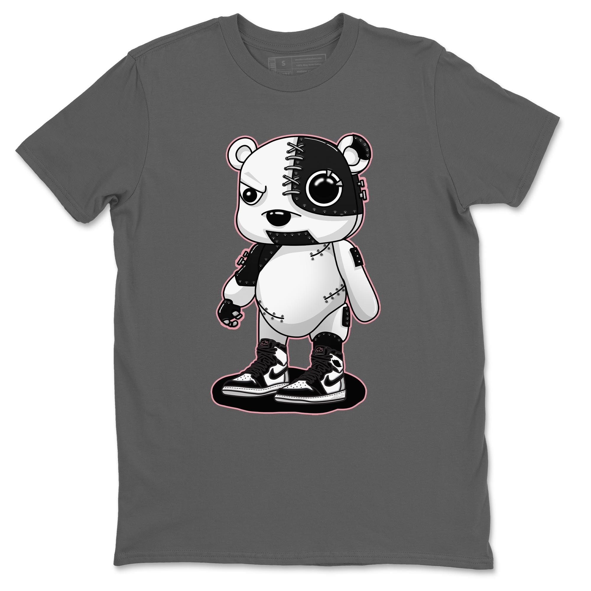 Jordan 1 Stage Haze Sneaker Matching T-Shirt Cyborg Bear Sneaker Tees Jordan 1 Stage Haze Sneaker Release Tees Crew Neck Tees