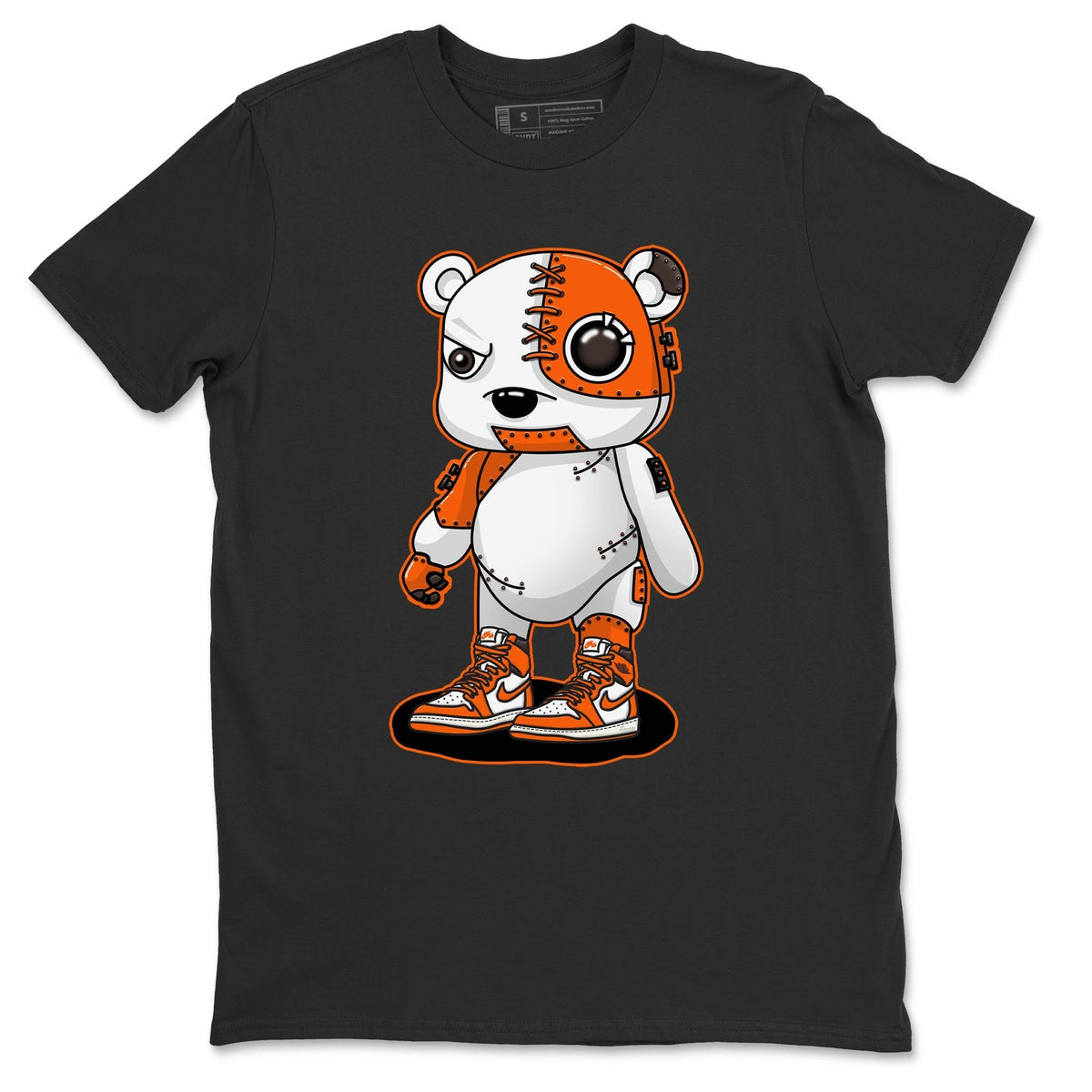 Jordan 1 Starfish Sneaker Matching T-Shirt Cyborg Bear Sneaker Tees Jordan 1 Starfish Sneaker Release Tees Crew Neck Tees