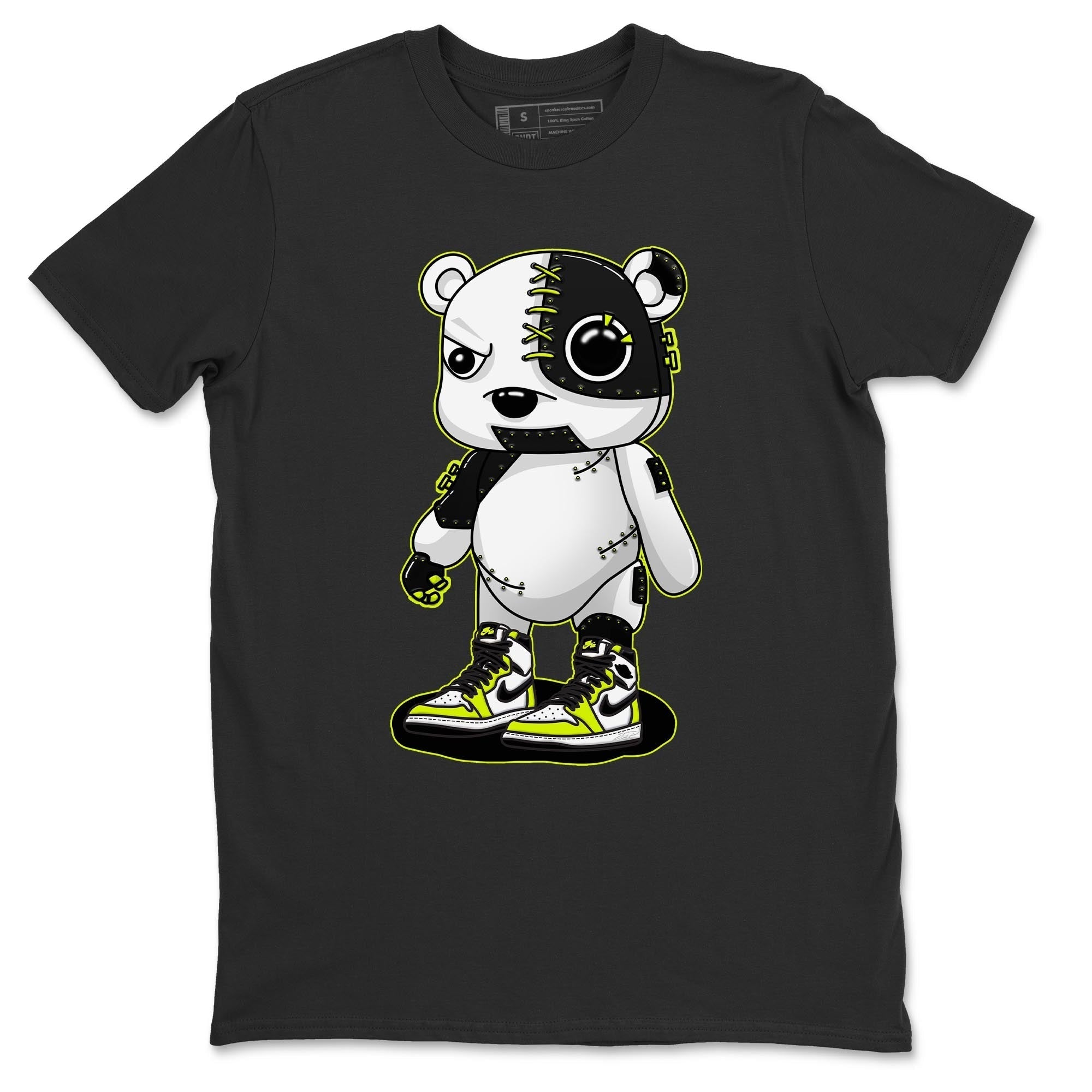 Jordan 1 Visionaire Sneaker Matching T-Shirt Cyborg Bear Sneaker Tees Jordan 1 Visionaire Sneaker Release Tees Crew Neck Tees