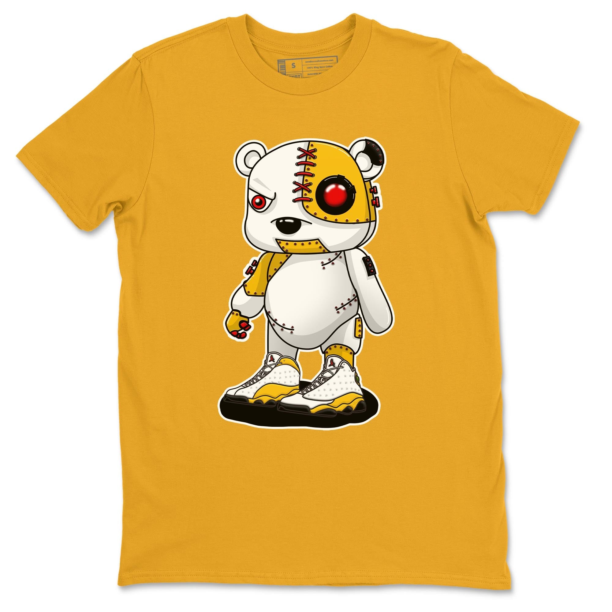 Jordan 13 Del Sol Shirt To Match Jordans Cyborg Bear Sneaker Tees Jordan 13 Del Sol Drip Gear Zone Sneaker Matching Clothing Unisex Shirts