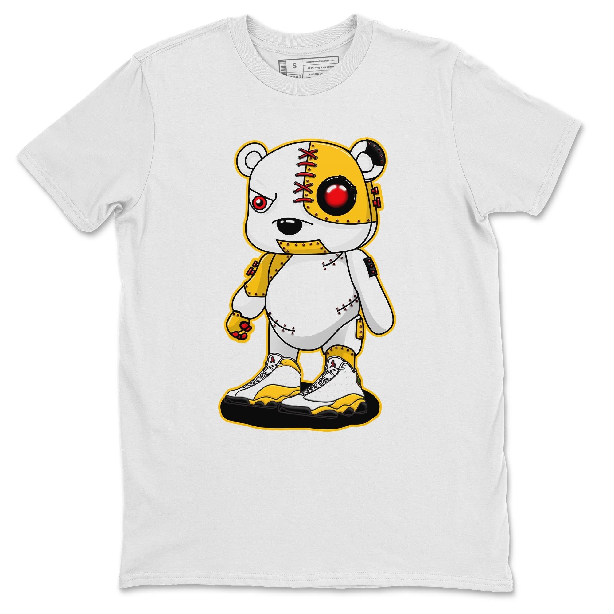 Jordan 13 Del Sol Shirt To Match Jordans Cyborg Bear Sneaker Tees Jordan 13 Del Sol Drip Gear Zone Sneaker Matching Clothing Unisex Shirts