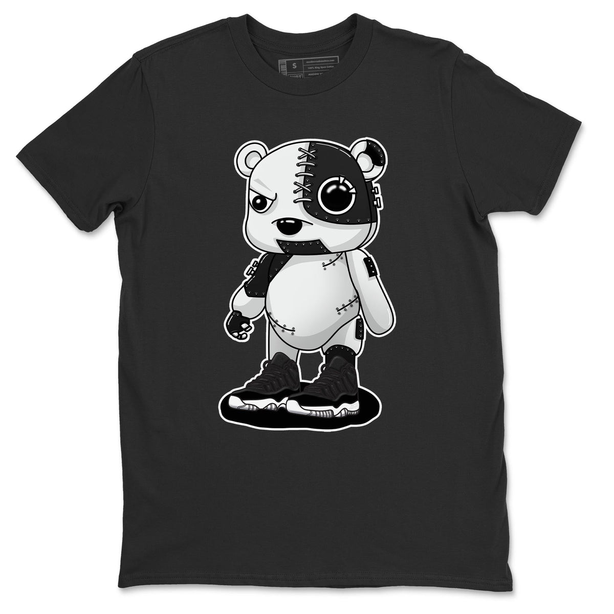 Jordan 11 72-10 Sneaker Matching T-Shirt Cyborg Bear Sneaker Tees Jordan 11 72-10 Sneaker Release Tees Crew Neck Tees