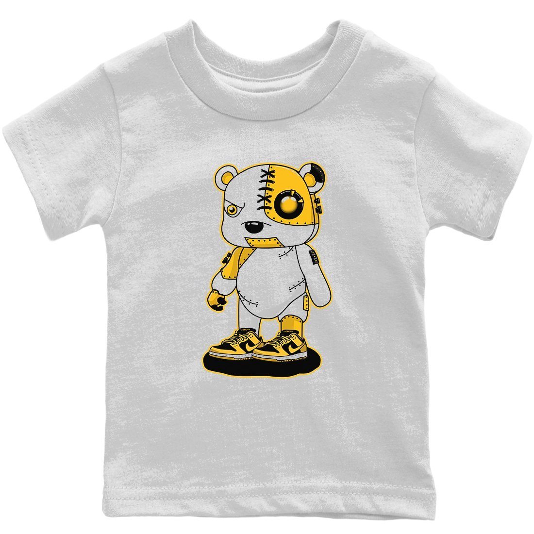 Dunk Championship Goldenrod Sneaker Match Tees Cyborg Bear Sneaker Tees Dunk Championship Goldenrod Jordan to match sneaker T-Shirt Kids Shirts