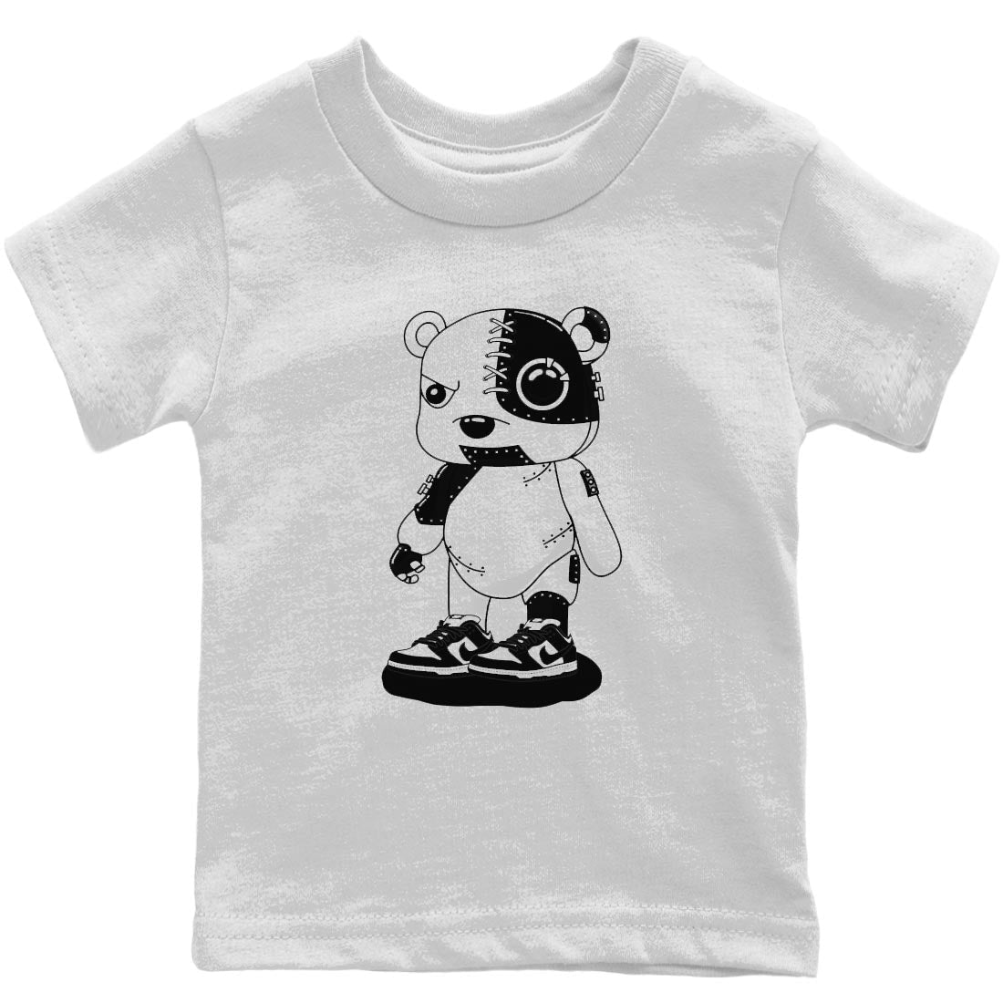 Dunk Panda Sneaker Match Tees Cyborg Bear Sneaker Tees Dunk Panda Jordan to match sneaker T-Shirt Kids Shirts
