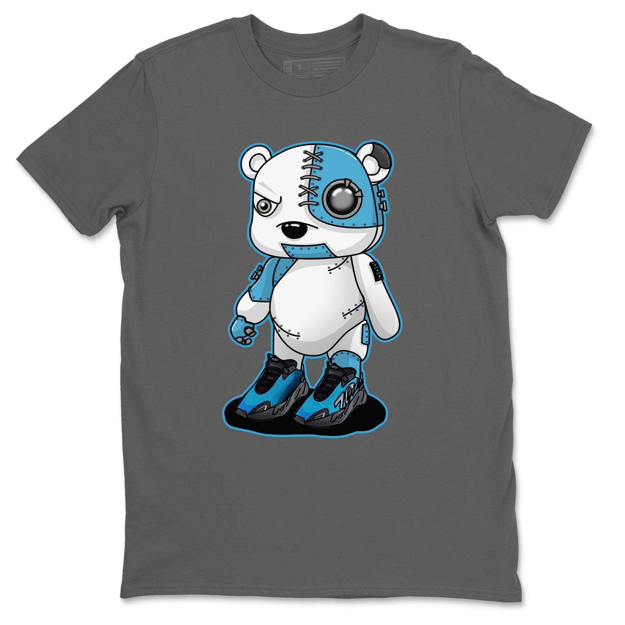 Yeezy 700 Bright Cyan Shirt To Match Jordans Cyborg Bear Sneaker Tees Yeezy 700 Bright Cyan Drip Gear Zone Sneaker Matching Clothing Unisex Shirts