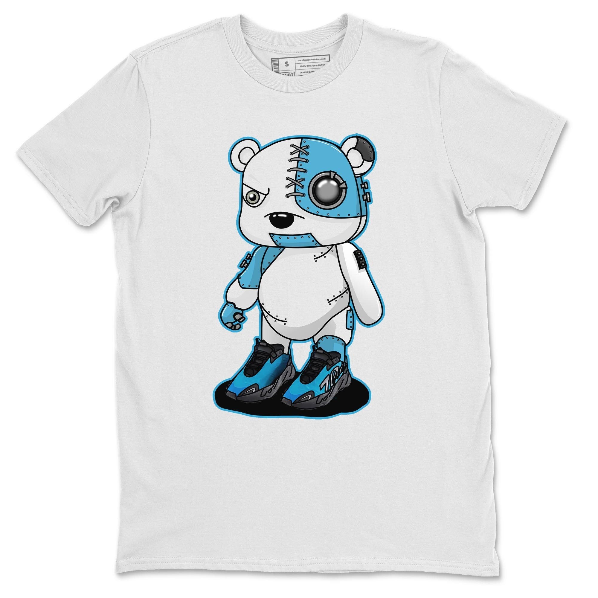 Yeezy 700 Bright Cyan Shirt To Match Jordans Cyborg Bear Sneaker Tees Yeezy 700 Bright Cyan Drip Gear Zone Sneaker Matching Clothing Unisex Shirts