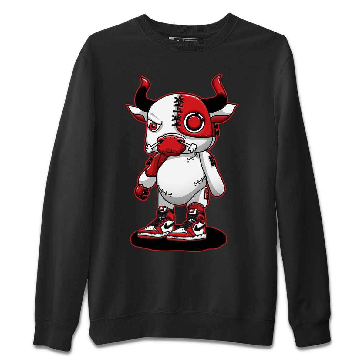 Jordan 1 lost & found Sneaker Matching T-Shirt Cyborg Bull Sneaker Tees Jordan 1 lost & found Sneaker Release Tees Crew Neck Tees