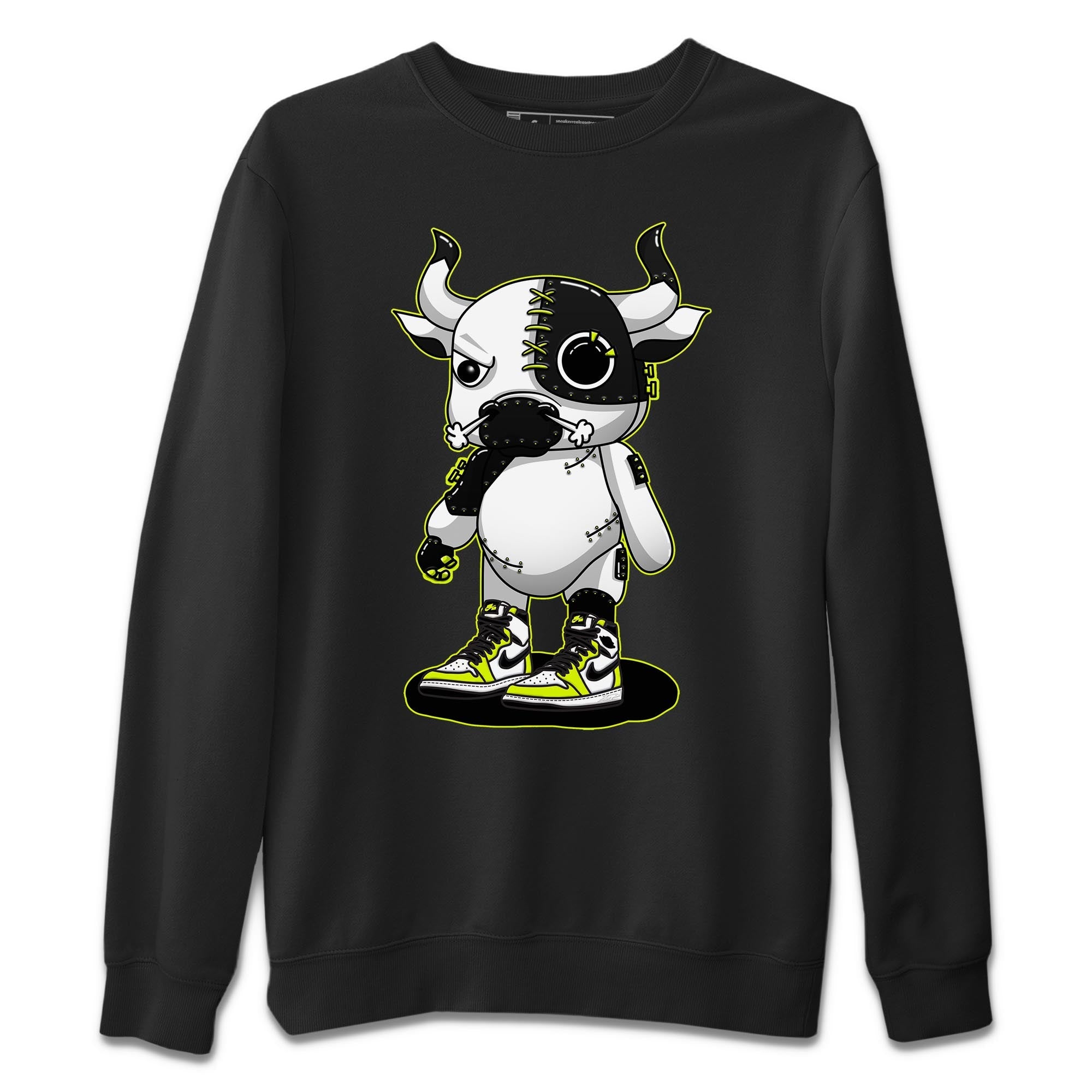 Jordan 1 Visionaire Sneaker Matching T-Shirt Cyborg Bull Sneaker Tees Jordan 1 Visionaire Sneaker Release Tees Crew Neck Tees