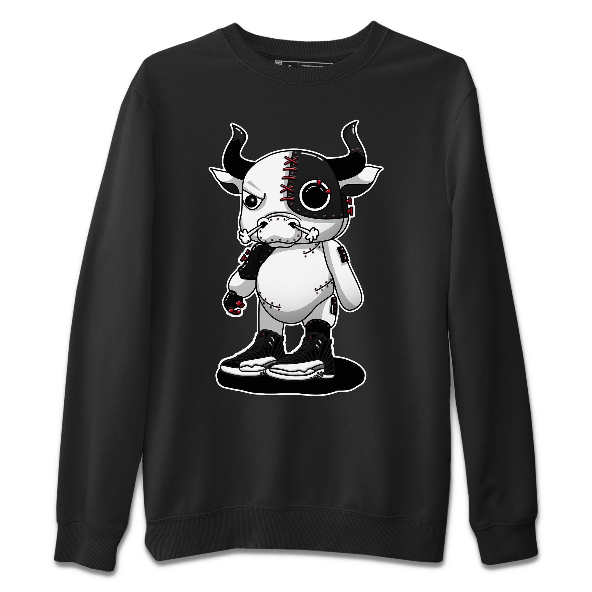 Jordan 12 Playoffs Shirt To Match Jordans Cyborg Bull Sneaker Tees Jordan 12 Playoffs Drip Gear Zone Sneaker Matching Clothing Unisex Shirts