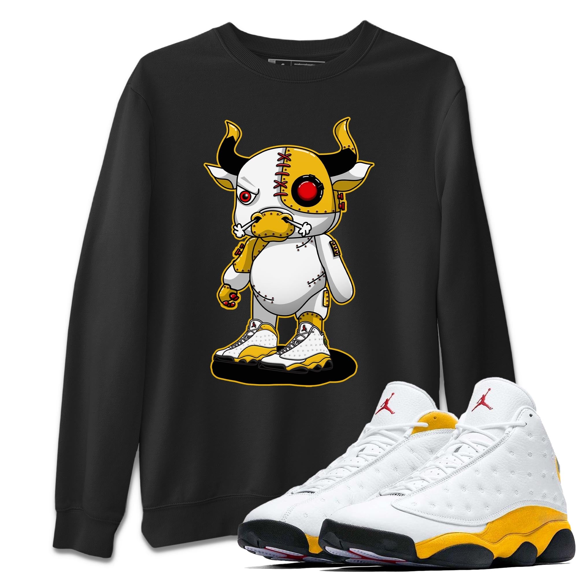 Jordan 13 Del Sol Shirt To Match Jordans Cyborg Bull Sneaker Tees Jordan 13 Del Sol Drip Gear Zone Sneaker Matching Clothing Unisex Shirts