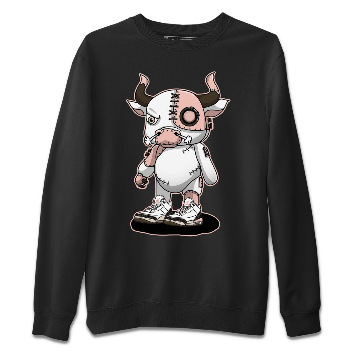Jordan 3 Atmosphere Sneaker Matching T-Shirt Cyborg Bull Sneaker Tees Jordan 3 Atmosphere Sneaker Release Tees Crew Neck Tees