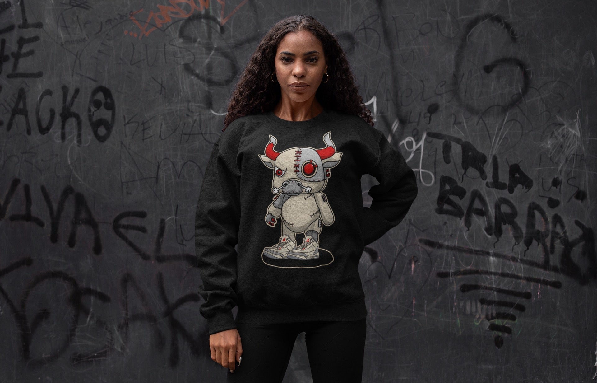 Jordan 3 Muslin Shirt To Match Jordans Cyborg Bull Sneaker Tees Jordan 3 Muslin Drip Gear Zone Sneaker Matching Clothing Unisex Shirts