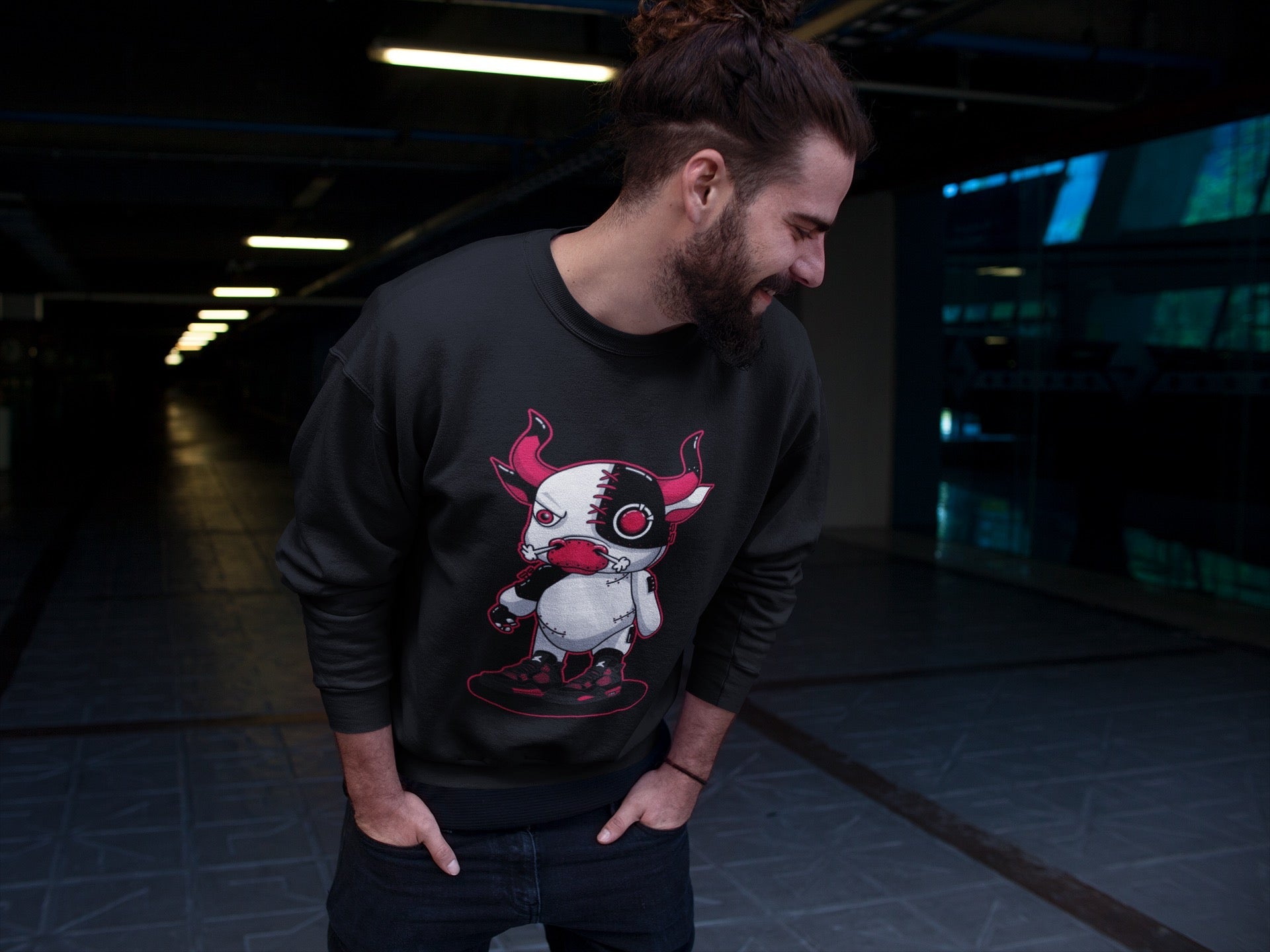 Jordan 4 Red Thunder Shirt To Match Jordans Cyborg Bull Sneaker Tees Jordan 4 Red Thunder Drip Gear Zone Sneaker Matching Clothing Unisex Shirts