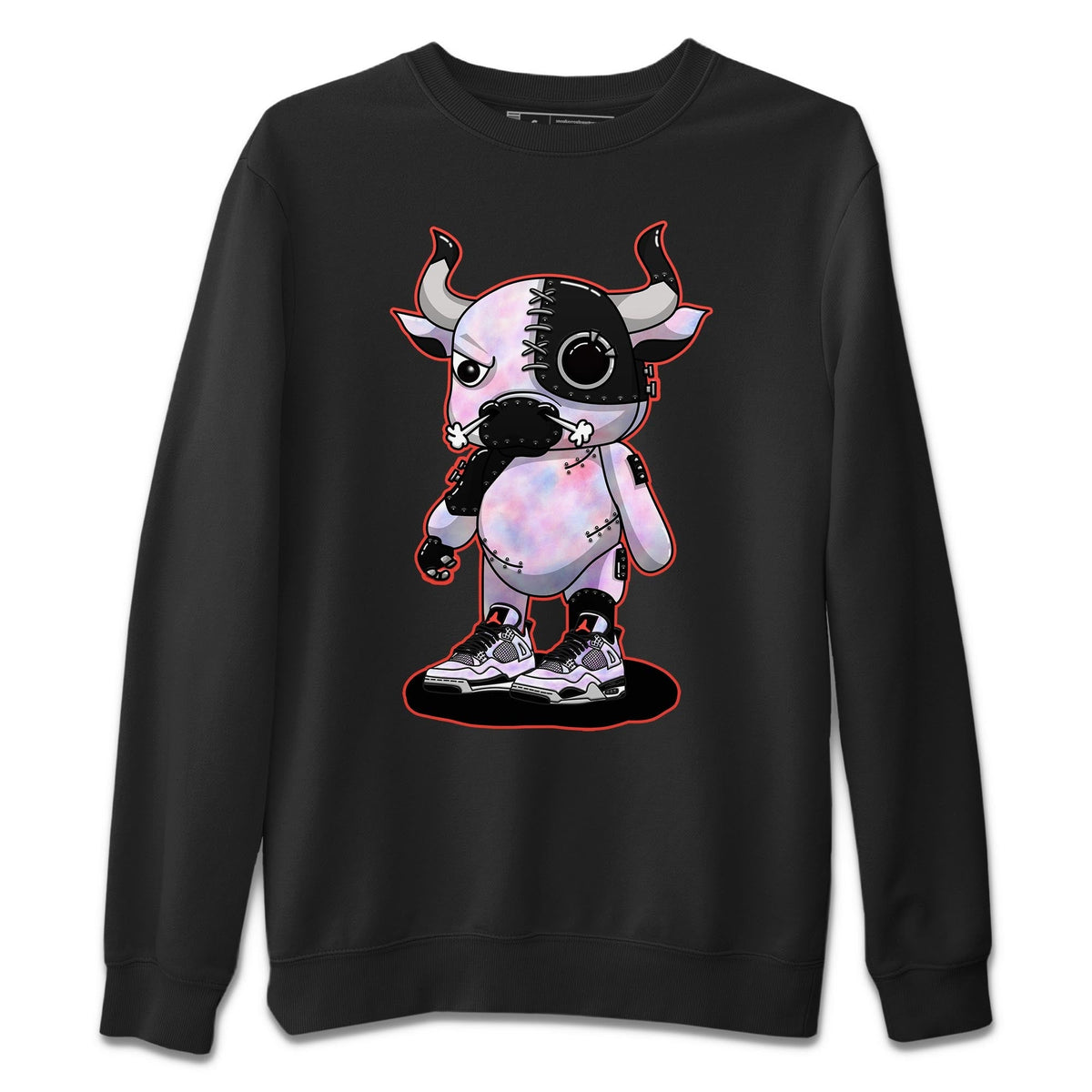 Jordan 4 Zen Master Sneaker Matching T-Shirt Cyborg Bull Sneaker Tees Jordan 4 Zen Master Sneaker Release Tees Crew Neck Tees