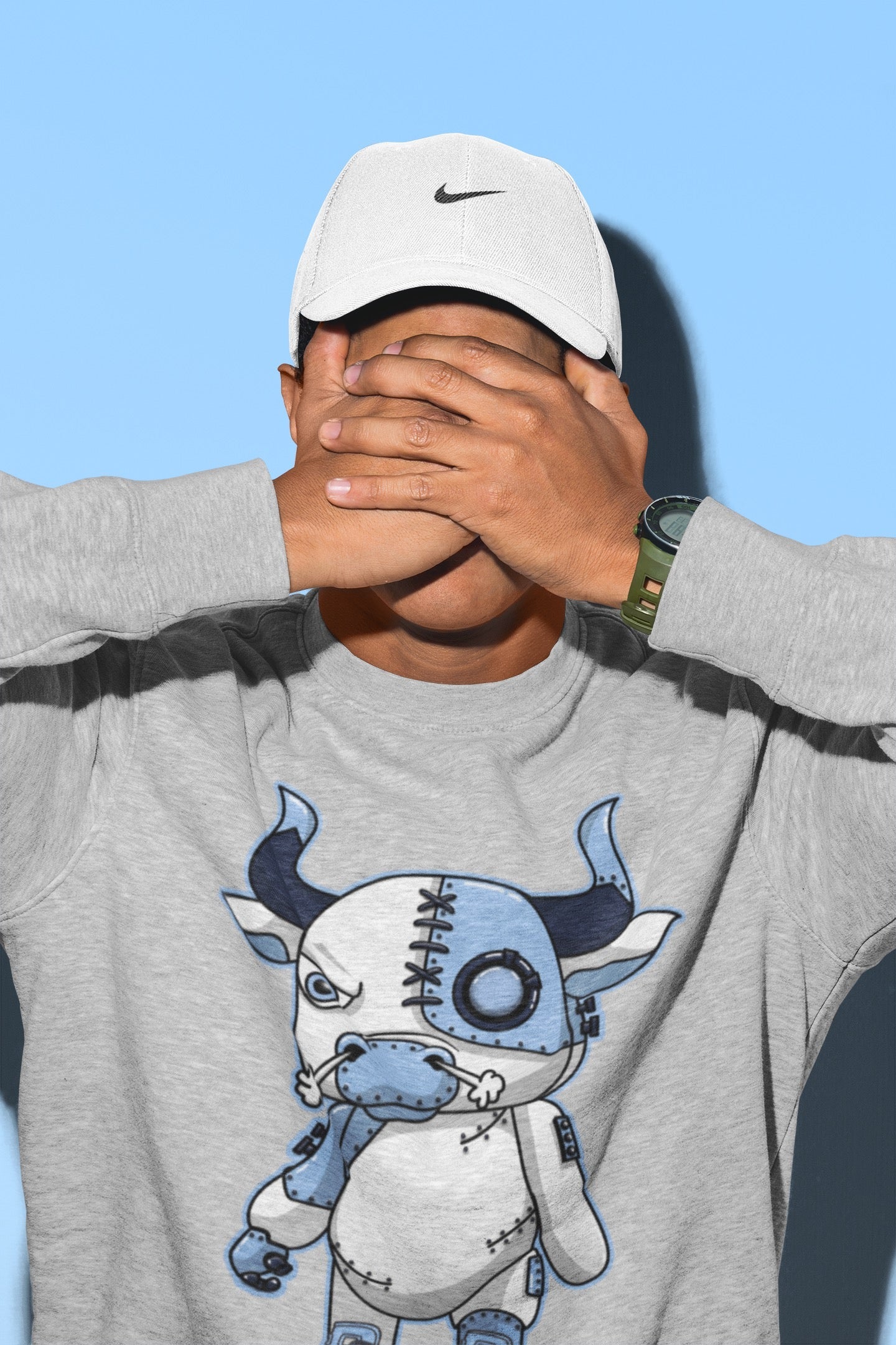 Jordan 6 UNC Shirt To Match Jordans Cyborg Bull Sneaker Tees Jordan 6 UNC Drip Gear Zone Sneaker Matching Clothing Unisex Shirts