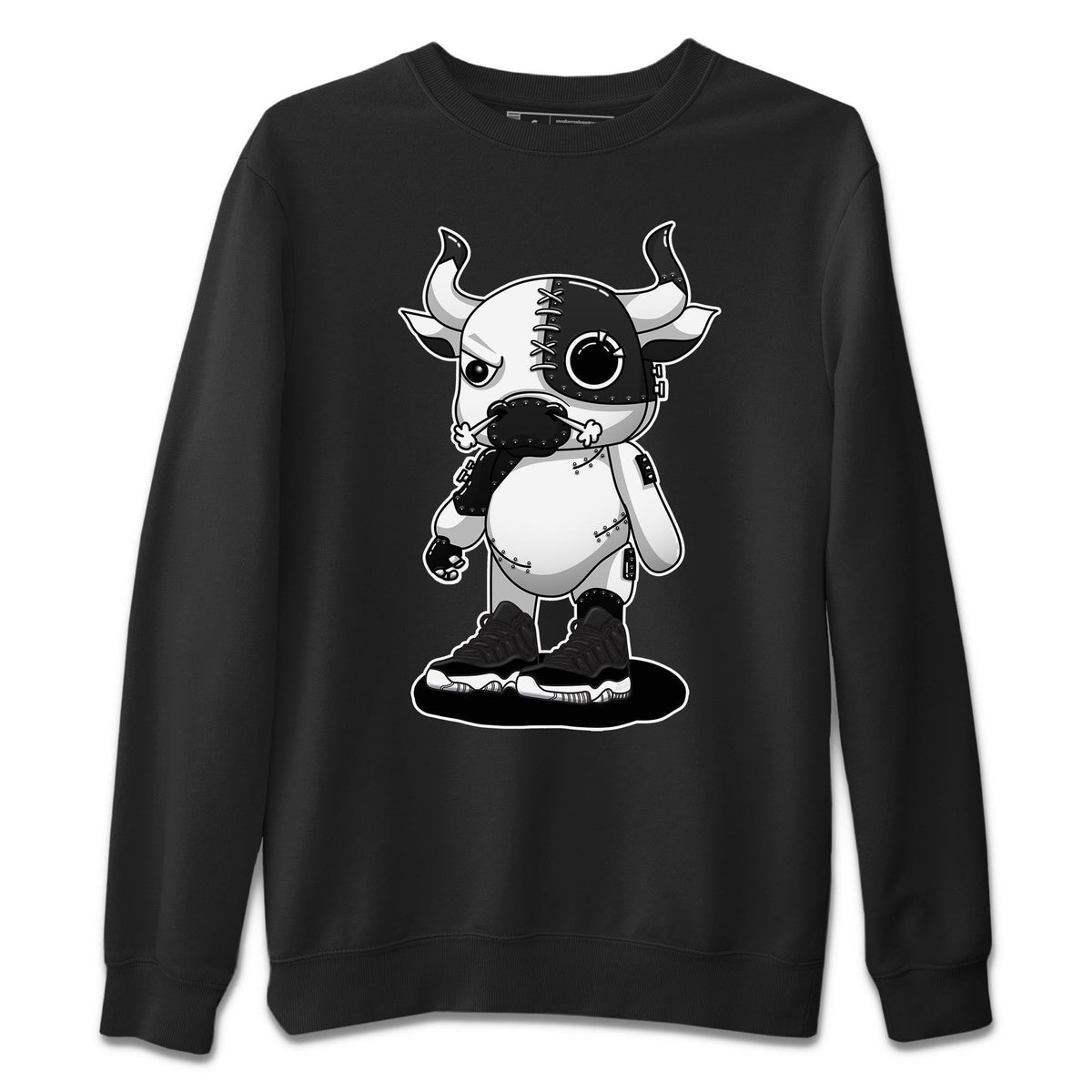 Jordan 11 72-10 Sneaker Matching T-Shirt Cyborg Bull Sneaker Tees Jordan 11 72-10 Sneaker Release Tees Crew Neck Tees