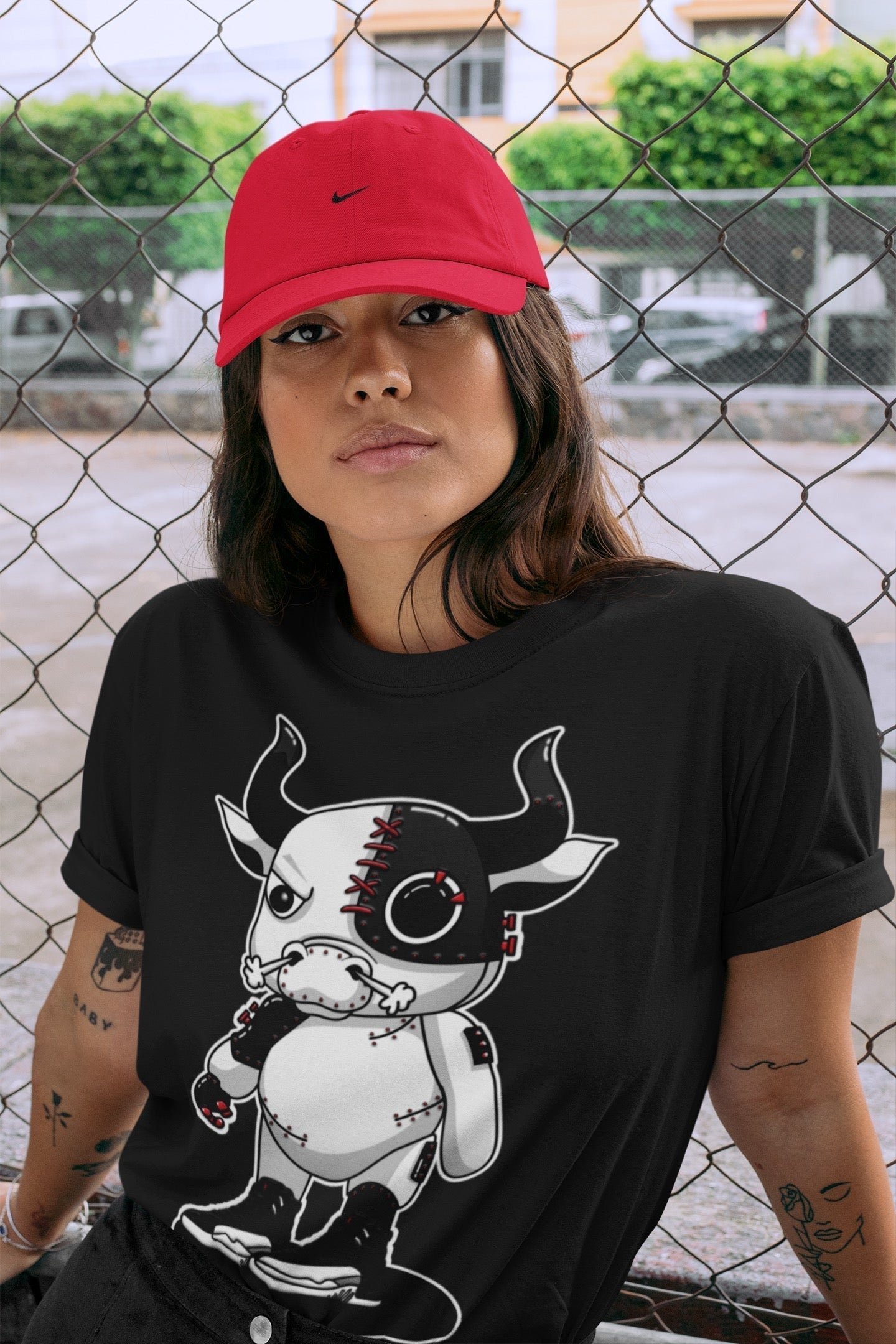 Jordan 12 Playoffs Shirt To Match Jordans Cyborg Bull Sneaker Tees Jordan 12 Playoffs Drip Gear Zone Sneaker Matching Clothing Unisex Shirts