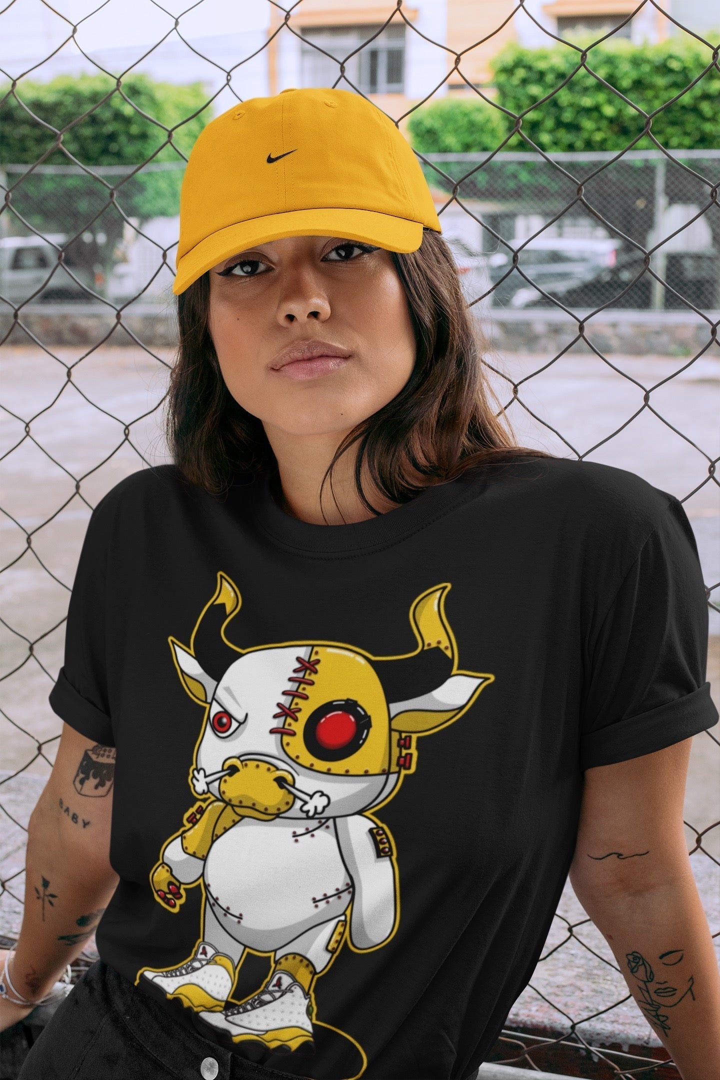 Jordan 13 Del Sol Shirt To Match Jordans Cyborg Bull Sneaker Tees Jordan 13 Del Sol Drip Gear Zone Sneaker Matching Clothing Unisex Shirts