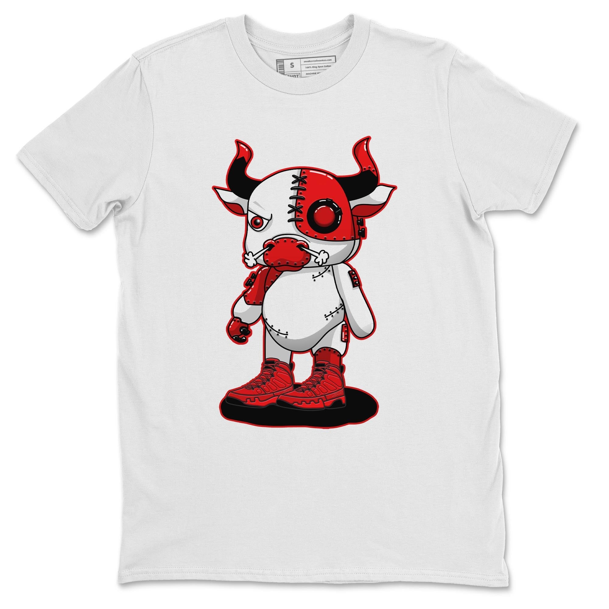 Jordan 9 Chile Red Shirt To Match Jordans Cyborg Bull Sneaker Tees Jordan 9 Chile Red Drip Gear Zone Sneaker Matching Clothing Unisex Shirts