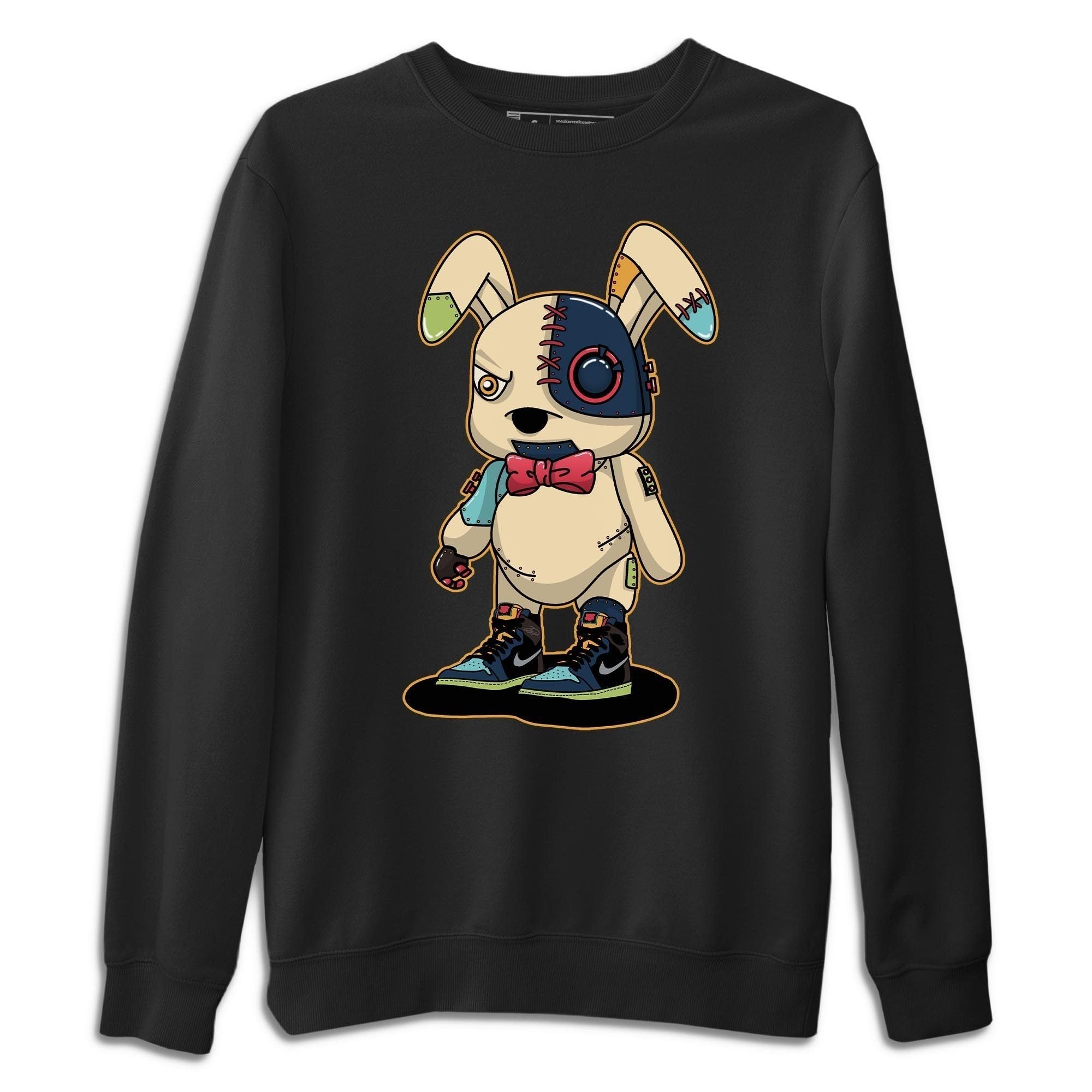 Jordan 1 Bio Hack Sneaker Match Tees Cyborg Bunny Sneaker Tees Jordan 1 Bio Hack Jordan to match sneaker T-Shirt Crew Neck Shirts