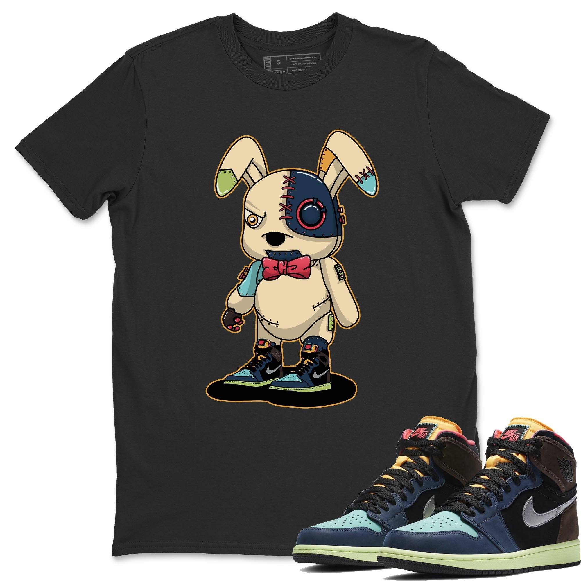 Jordan 1 Bio Hack Sneaker Match Tees Cyborg Bunny Sneaker Tees Jordan 1 Bio Hack Jordan to match sneaker T-Shirt Crew Neck Shirts