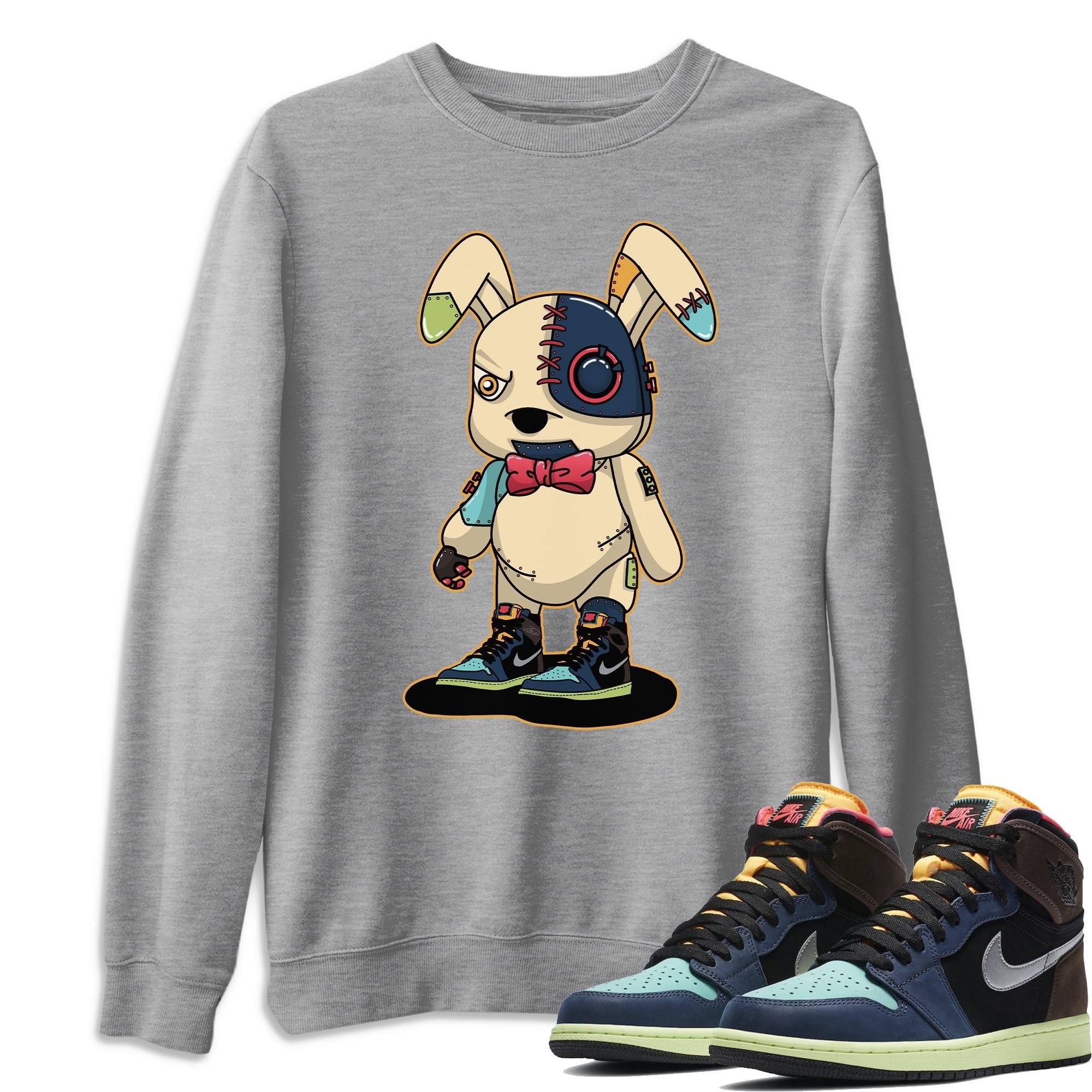 Jordan 1 Bio Hack Sneaker Match Tees Cyborg Bunny Sneaker Tees Jordan 1 Bio Hack Jordan to match sneaker T-Shirt Crew Neck Shirts