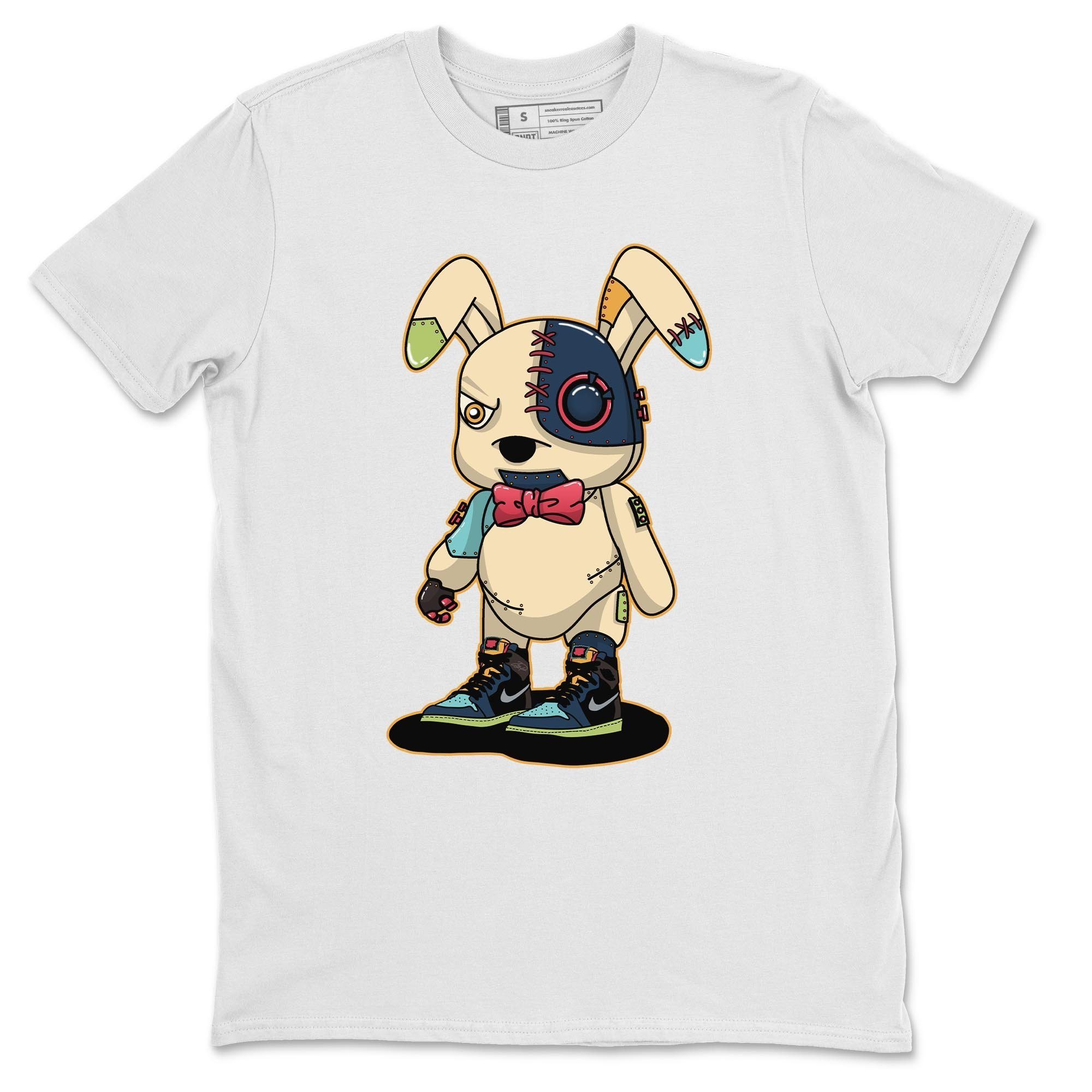 Jordan 1 Bio Hack Sneaker Match Tees Cyborg Bunny Sneaker Tees Jordan 1 Bio Hack Jordan to match sneaker T-Shirt Crew Neck Shirts