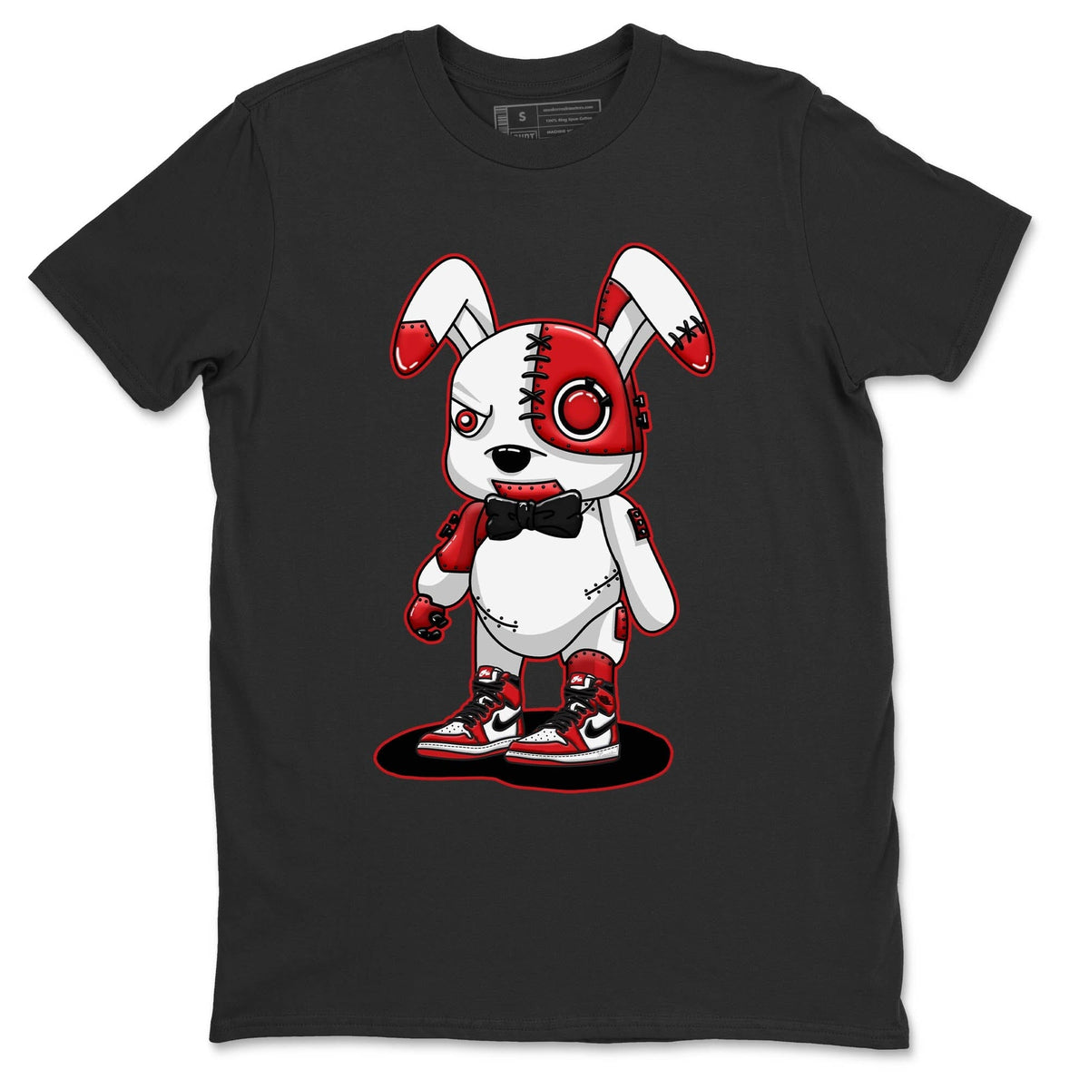 Jordan 1 lost & found Sneaker Matching T-Shirt Cyborg Bunny Sneaker Tees Jordan 1 lost & found Sneaker Release Tees Crew Neck Tees