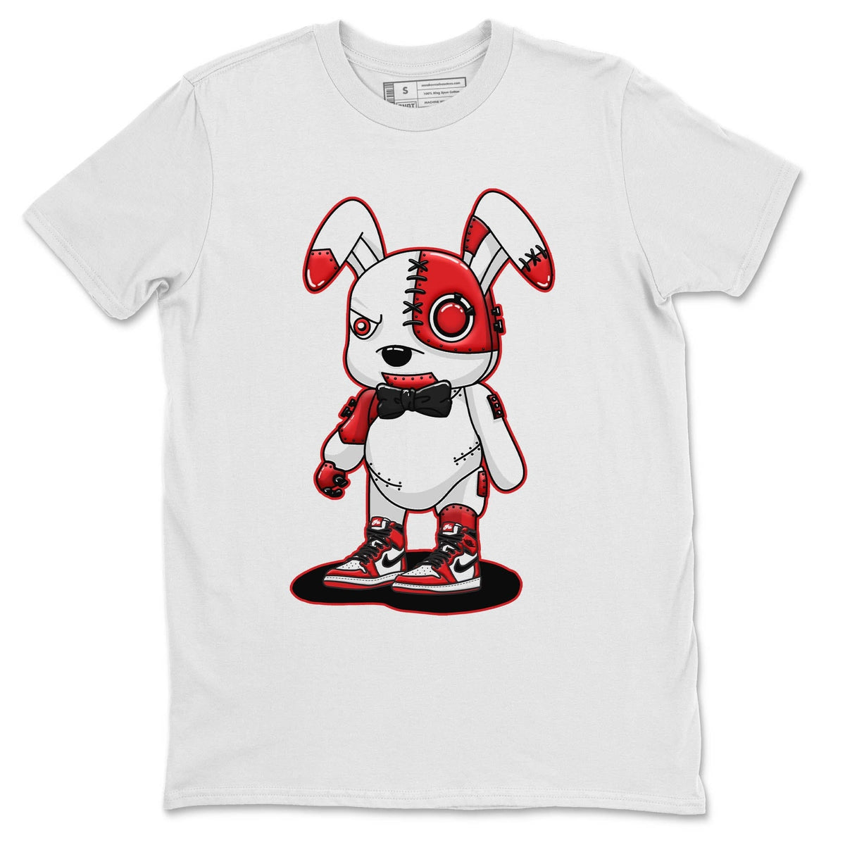 Jordan 1 lost & found Sneaker Matching T-Shirt Cyborg Bunny Sneaker Tees Jordan 1 lost & found Sneaker Release Tees Crew Neck Tees