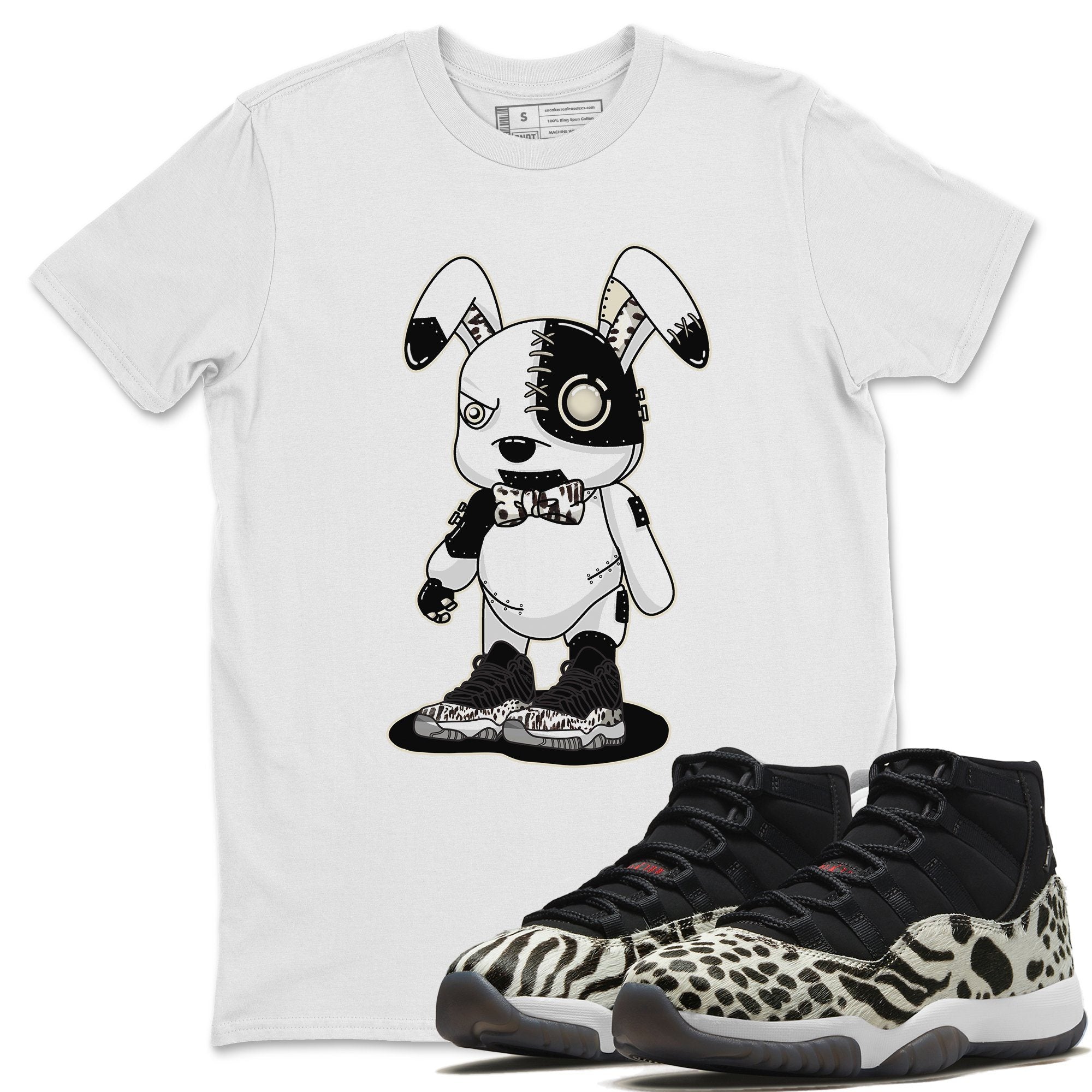 Jordan 11 Animal Instinct Shirt To Match Jordans Cyborg Bunny Sneaker Tees Jordan 11 Animal Instinct Drip Gear Zone Sneaker Matching Clothing Unisex Shirts