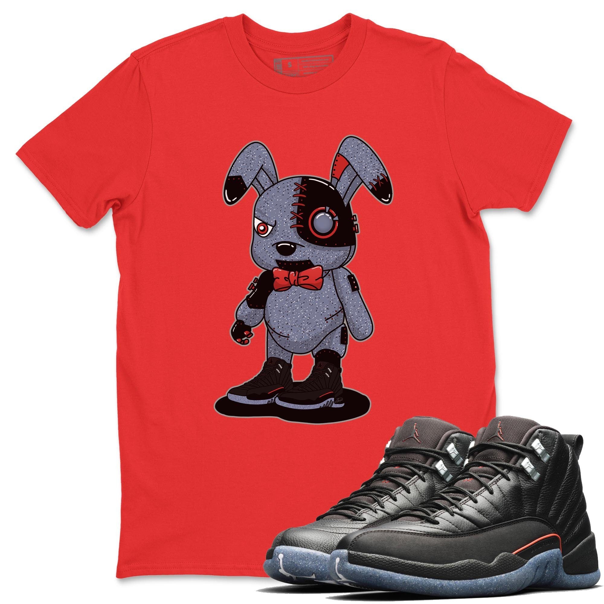 Jordan 12 Grind Shirt To Match Jordans Cyborg Bunny Sneaker Tees Jordan 12 Grind Drip Gear Zone Sneaker Matching Clothing Unisex Shirts